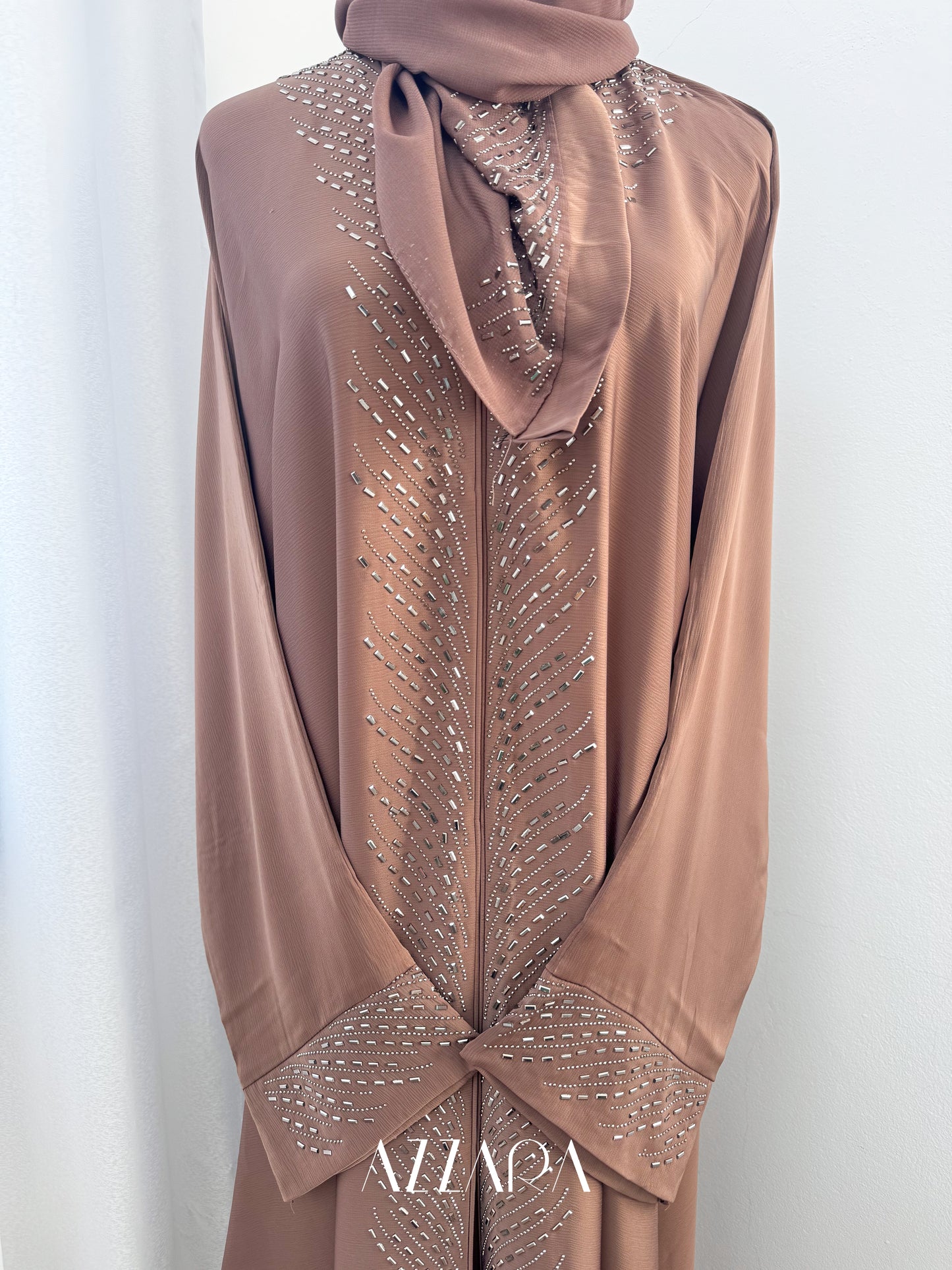 (G003) Syawal Crystals - Chocolate Brown Rising Stones