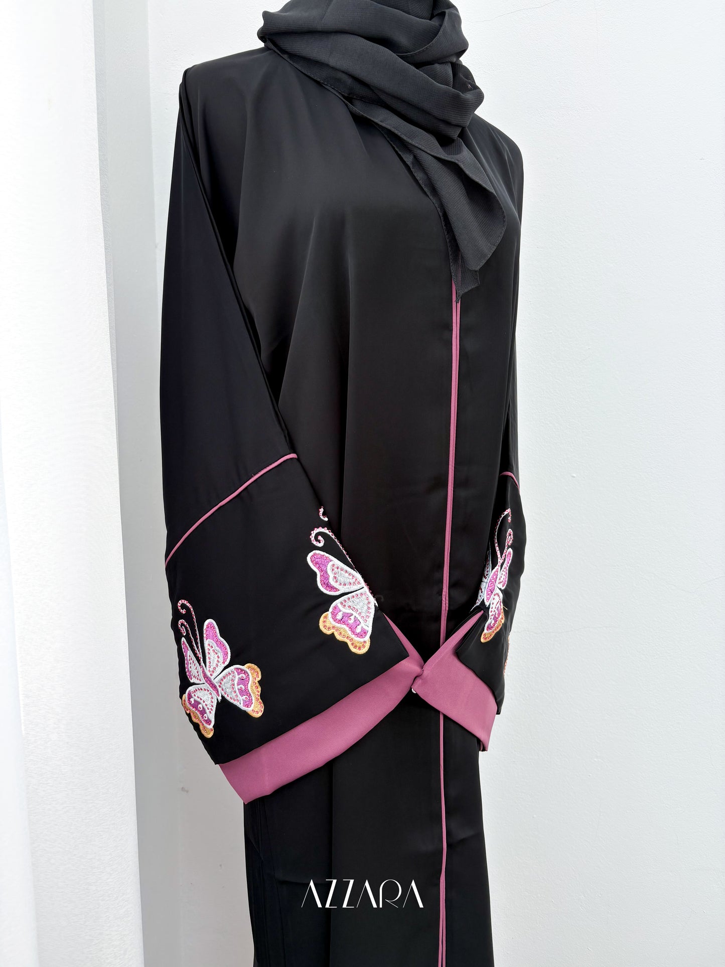 Sahara Abaya (D070) - Butterfly Abaya