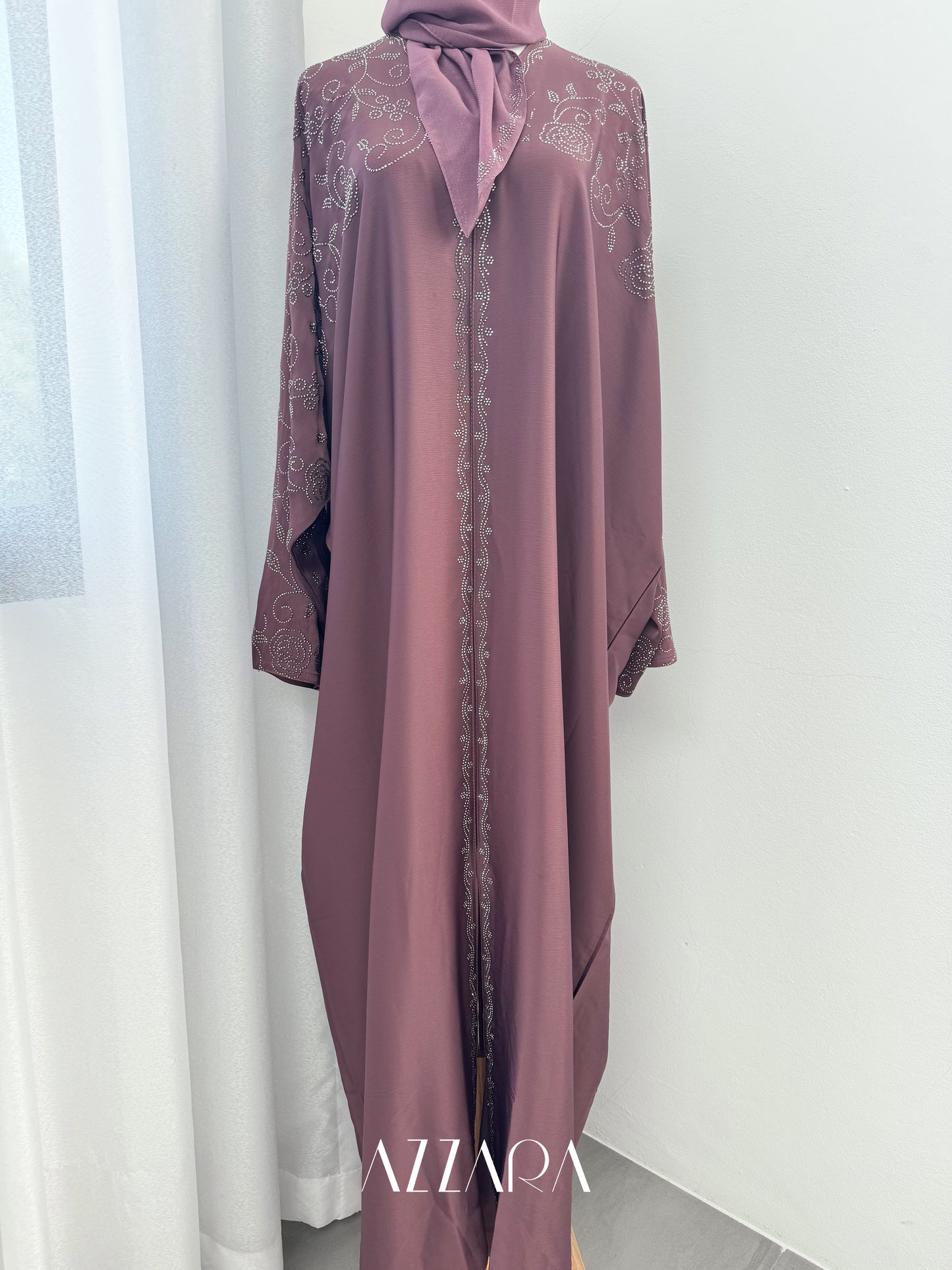 (G007) Syawal Crystals - Purple Roses
