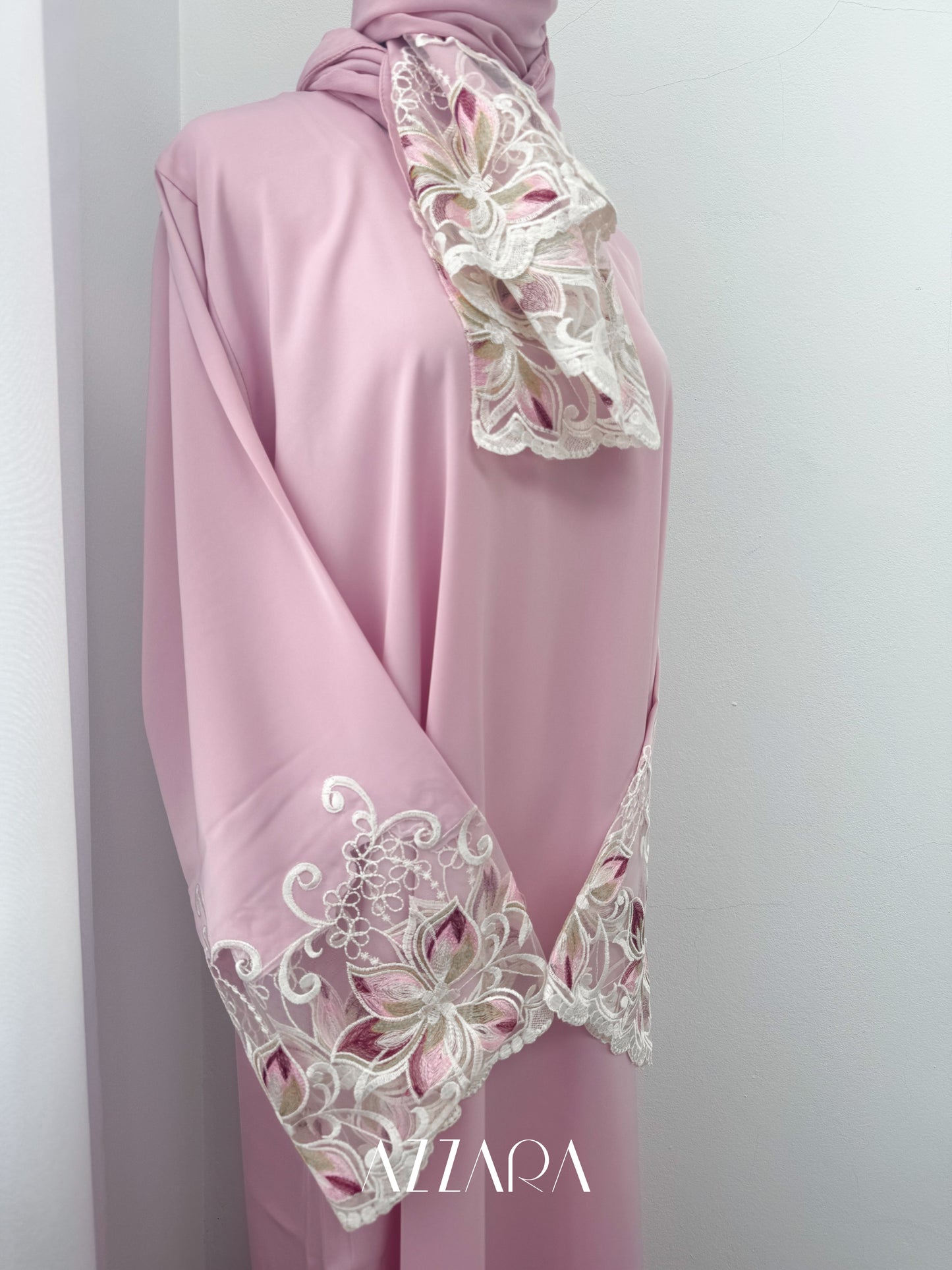Sahara Abaya (D062) - Pink Lilac