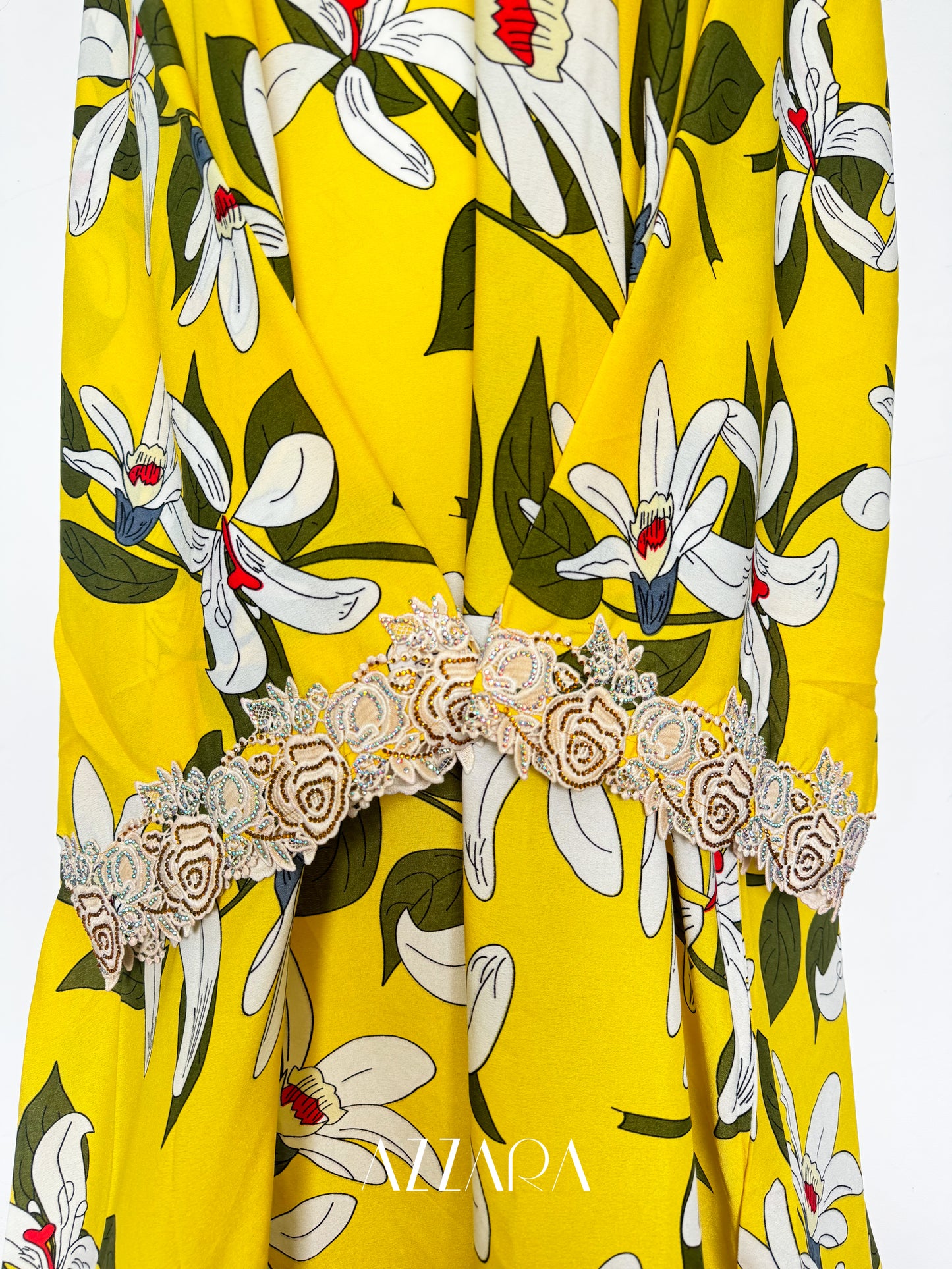 Raya Ready (B027) - Yellow Kurung Abaya L/XL