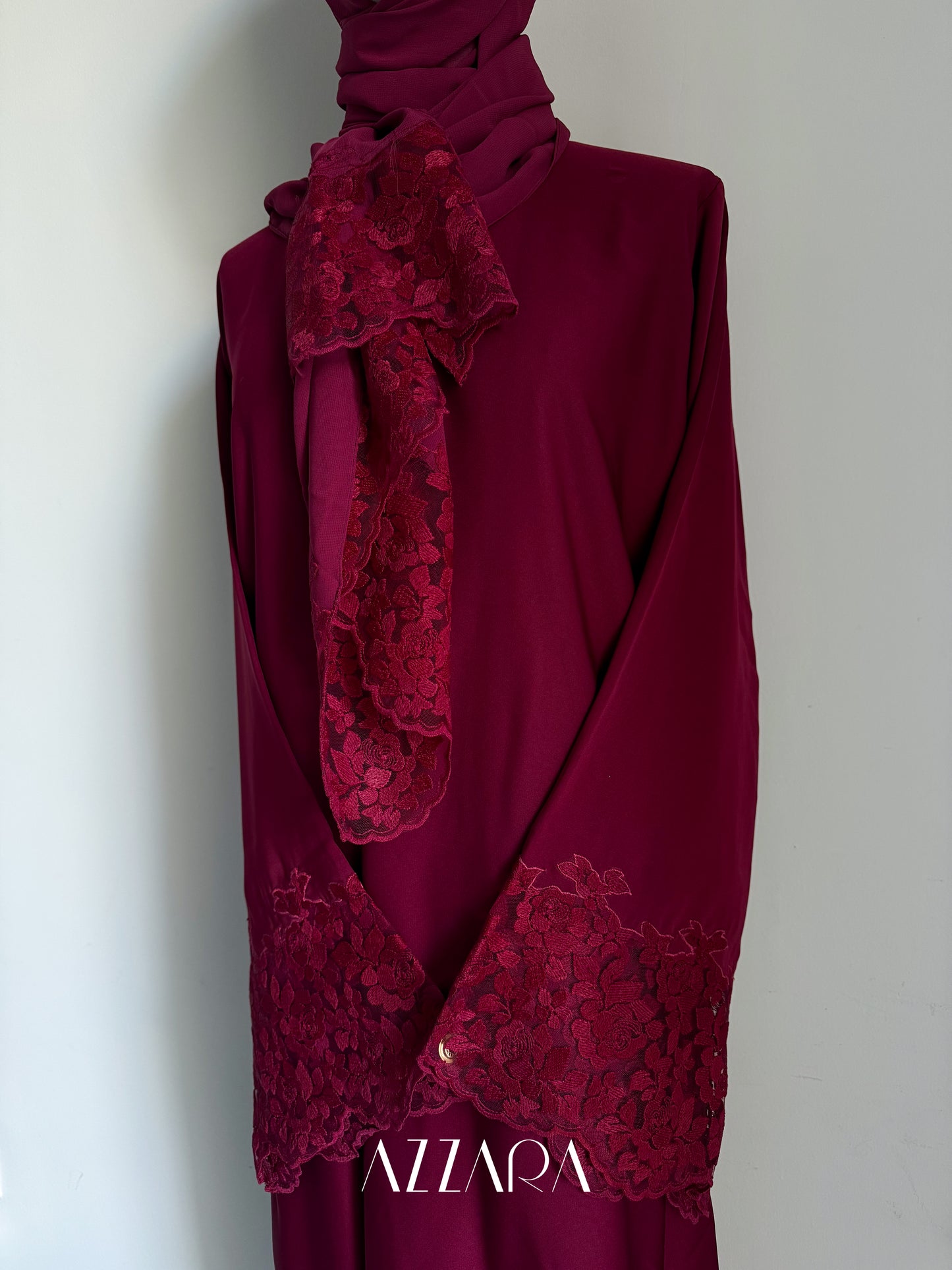 Laces Galore (C041) - Maroon