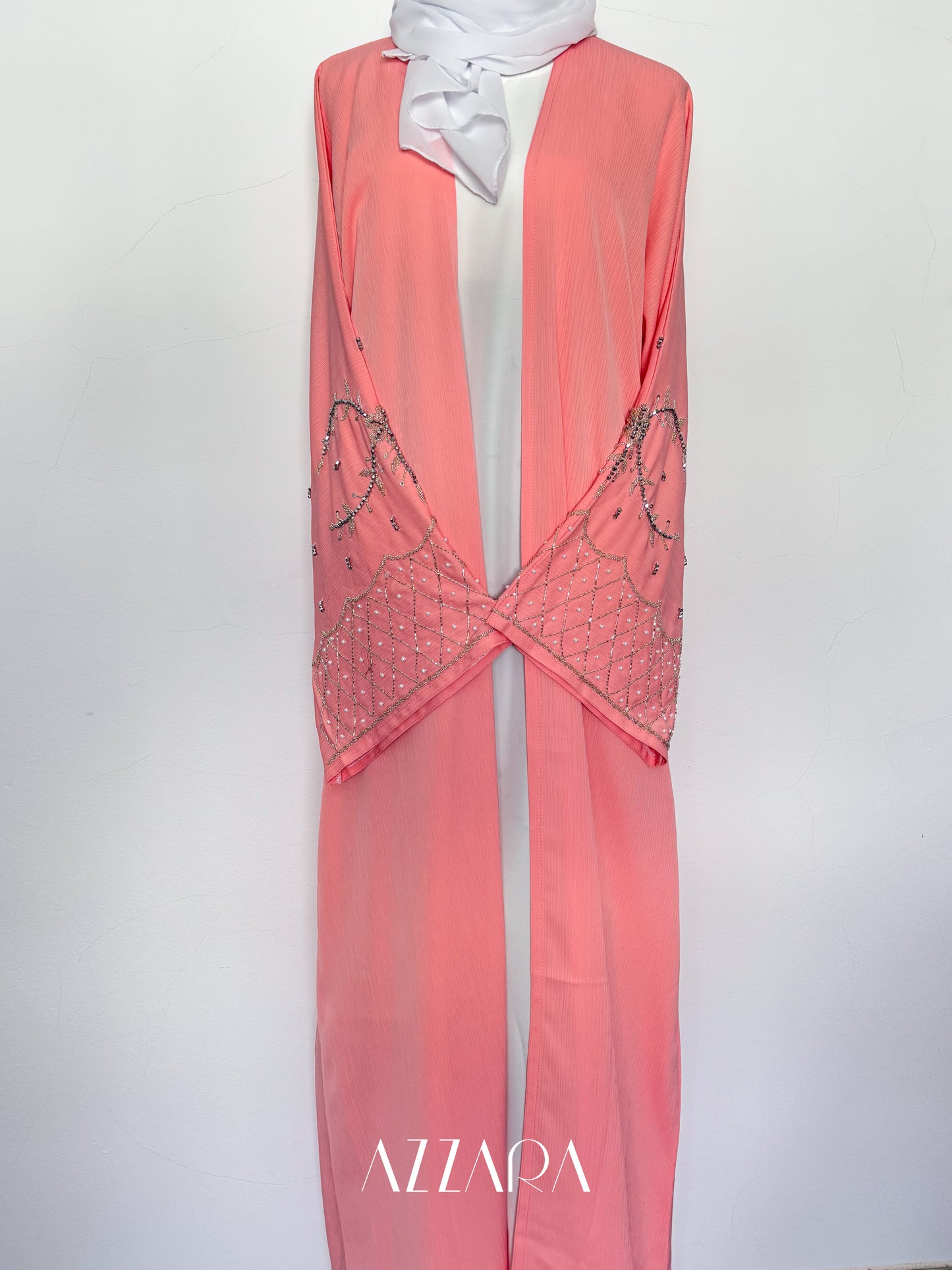 Ajman Abaya (A064) - Pink Bandung handworks abaya