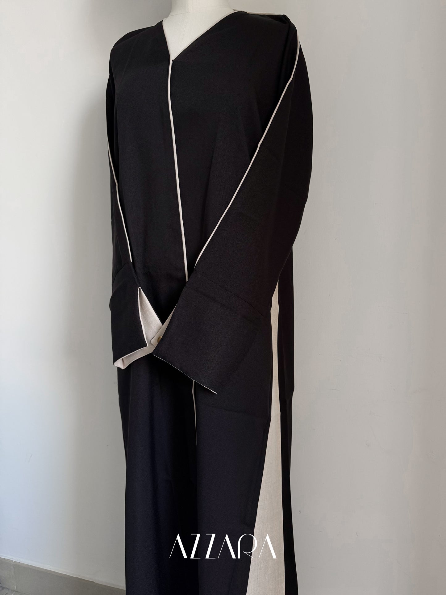 Ajman Abaya (A044) - Two Tone Linen