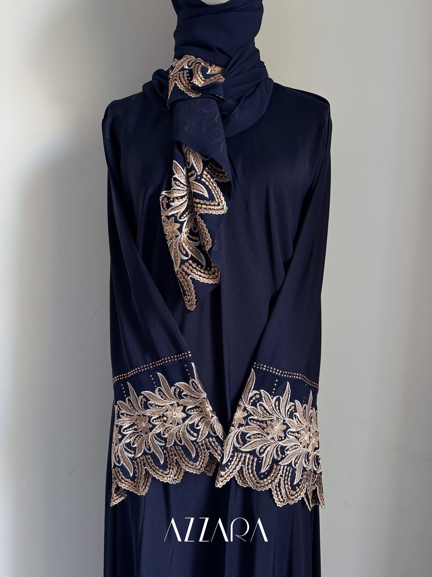 Laces Galore (C042) - Navy Blue Princess