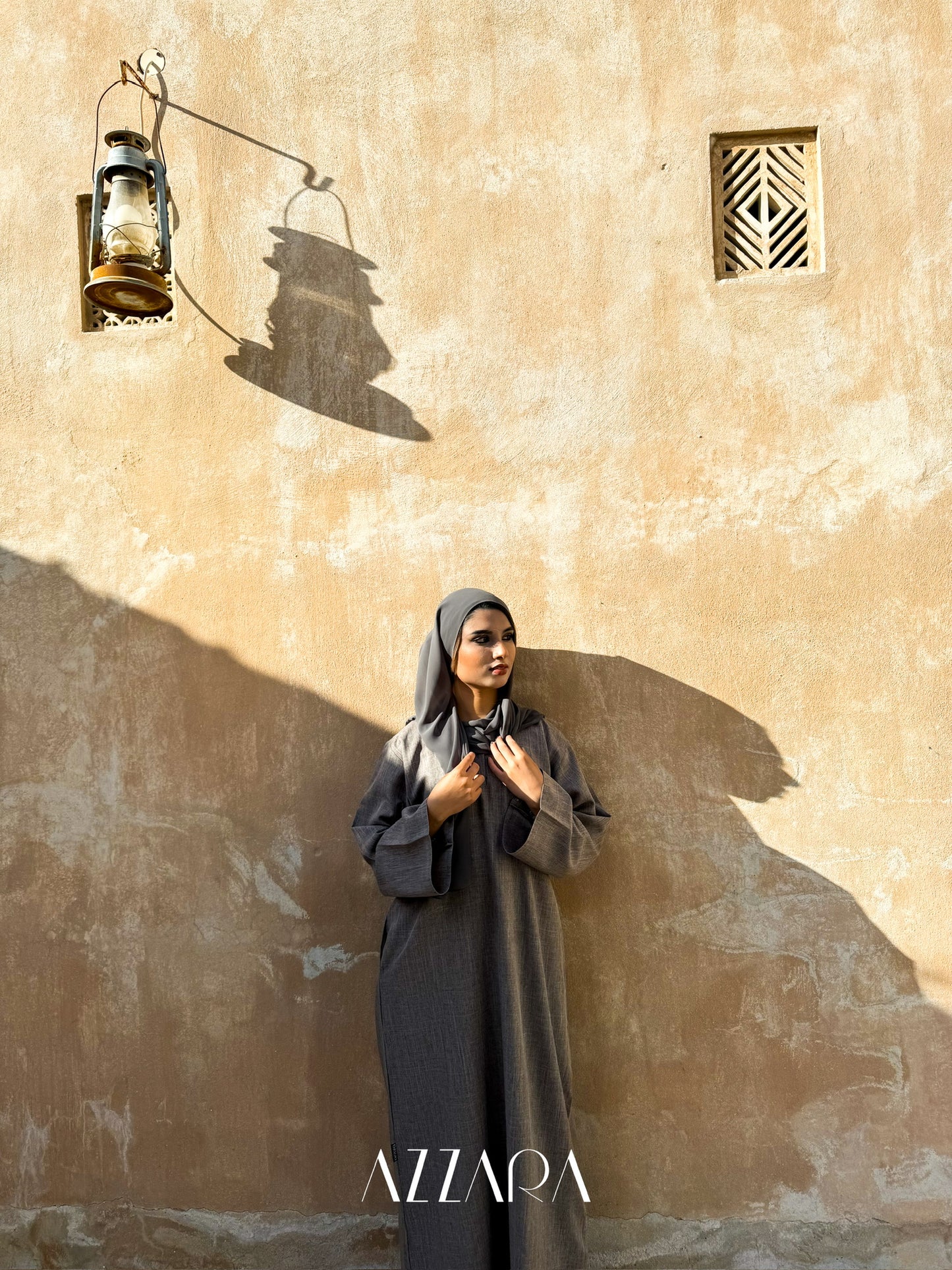 (F026) Modest Essential - Almond Linen Abaya