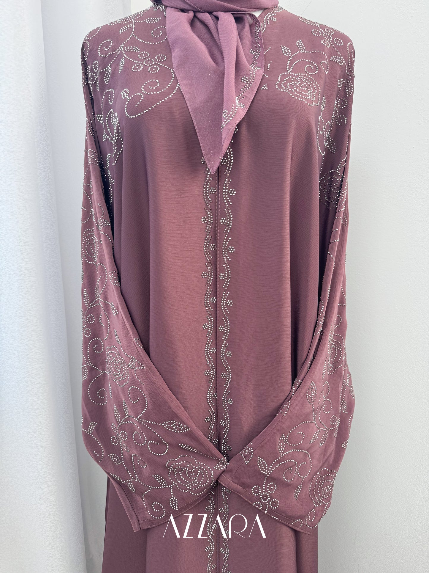 (G007) Syawal Crystals - Purple Roses