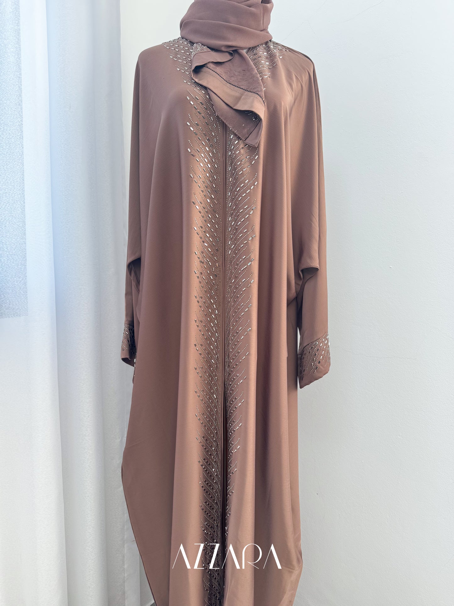 (G003) Syawal Crystals - Chocolate Brown Rising Stones