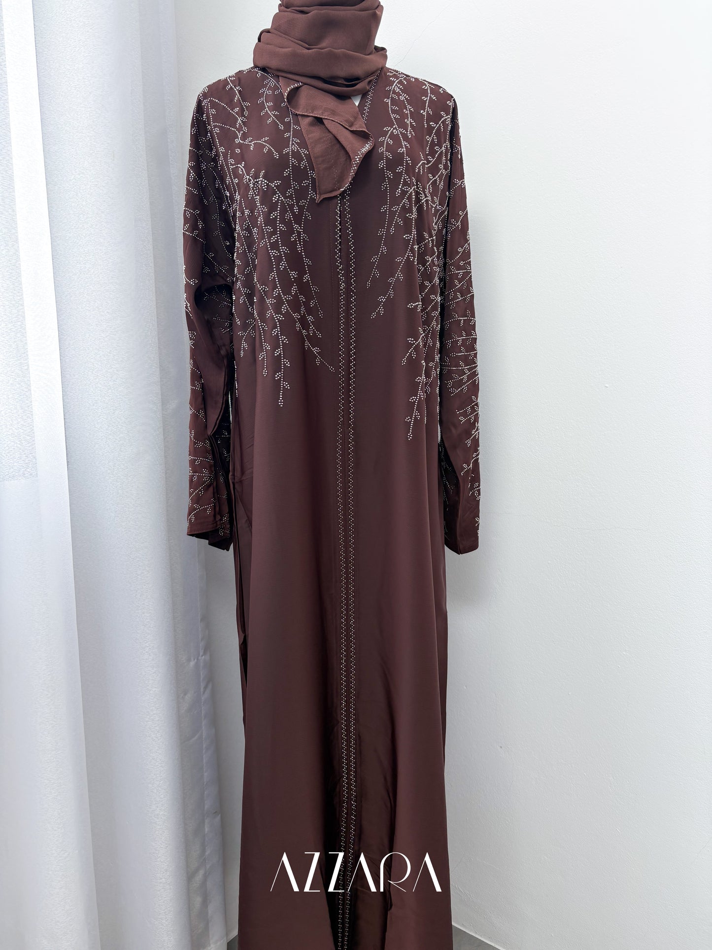 (G032) Crystal Veil in Rich Brown