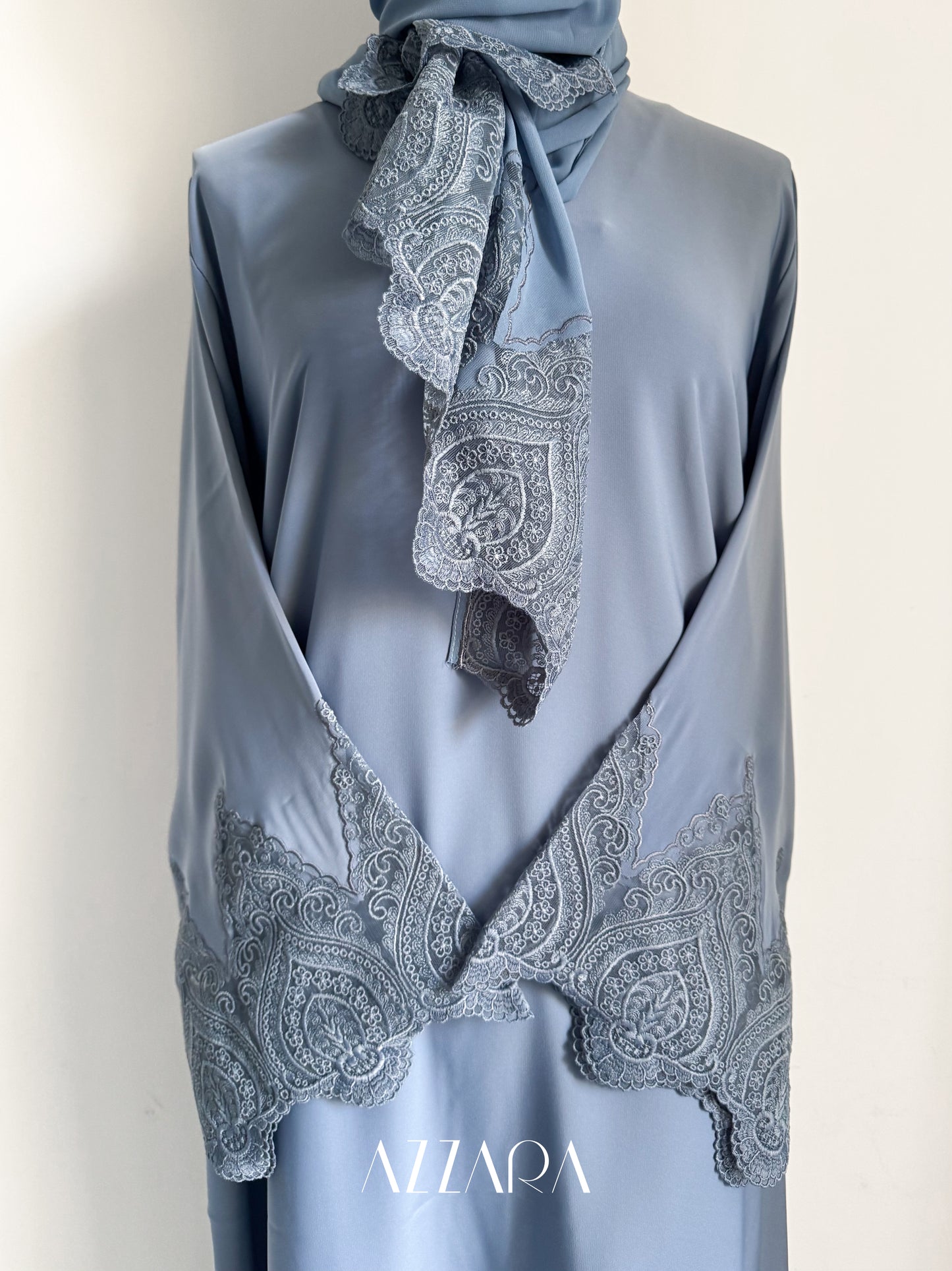 Laces Galore (C027) - Dusty Blue