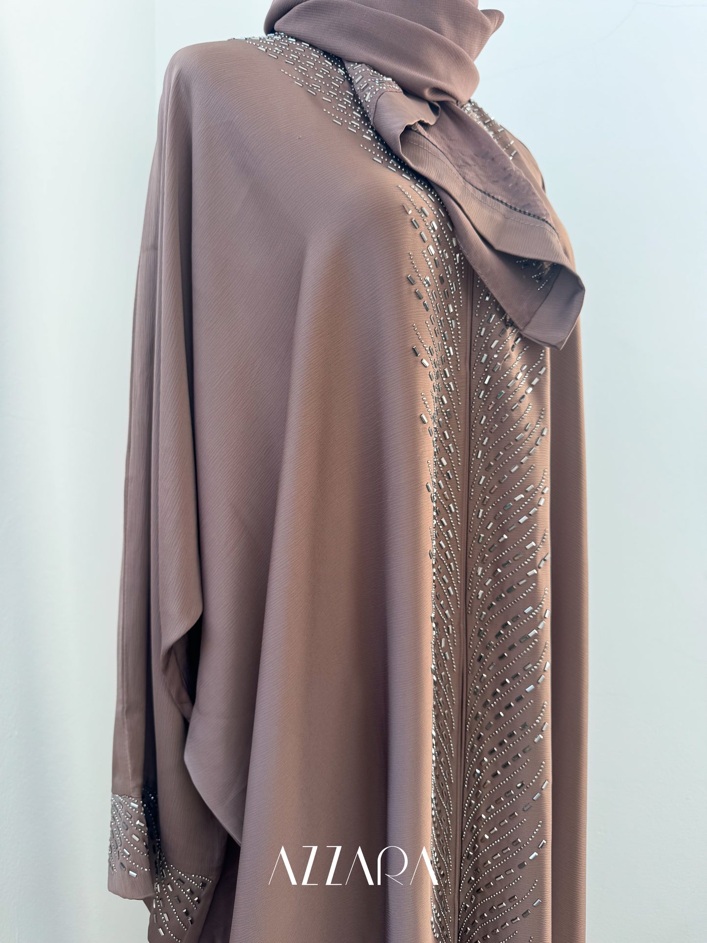 (G003) Syawal Crystals - Chocolate Brown Rising Stones