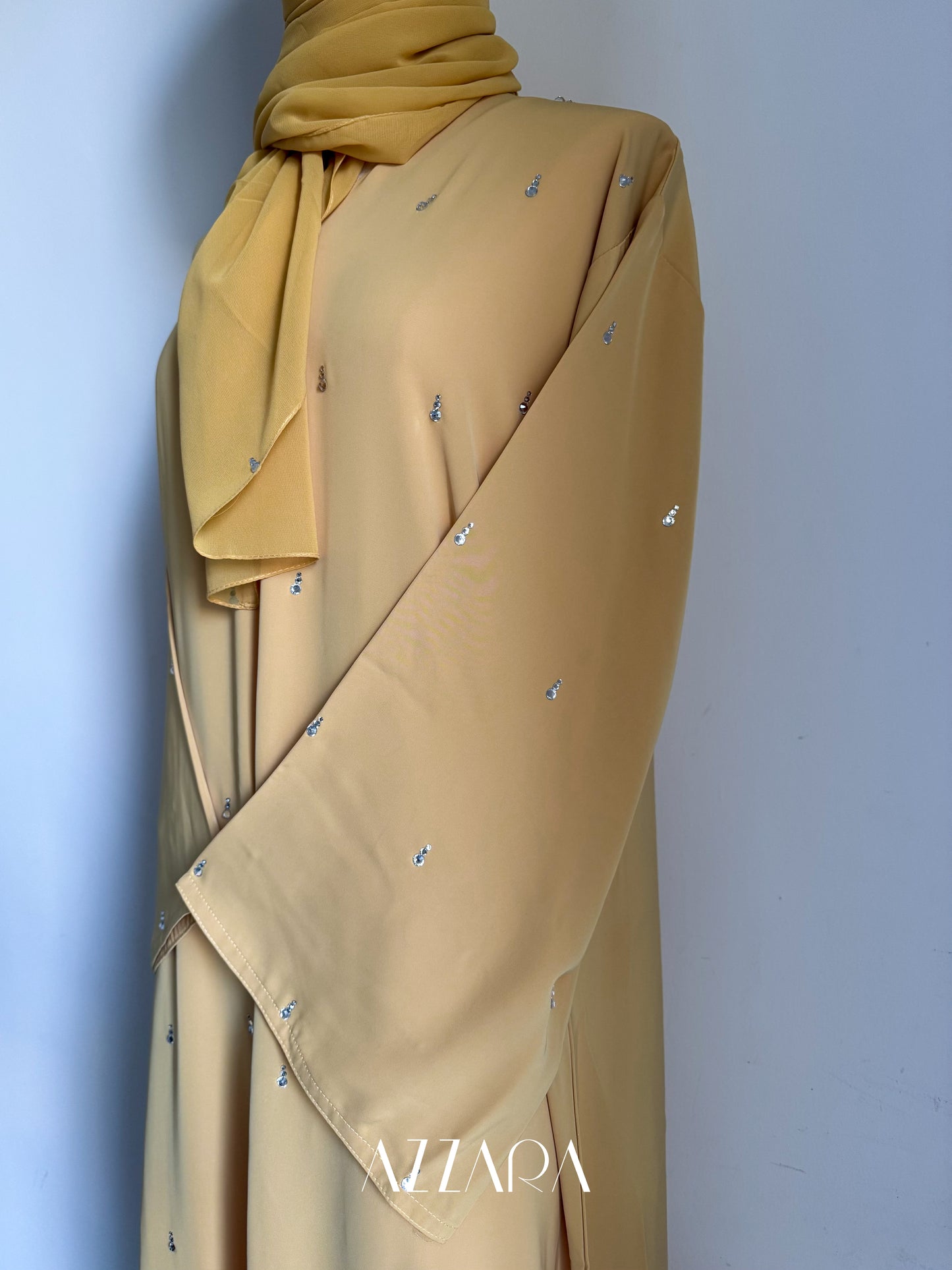 Ajman Abaya (A049) - Teardrop yellow