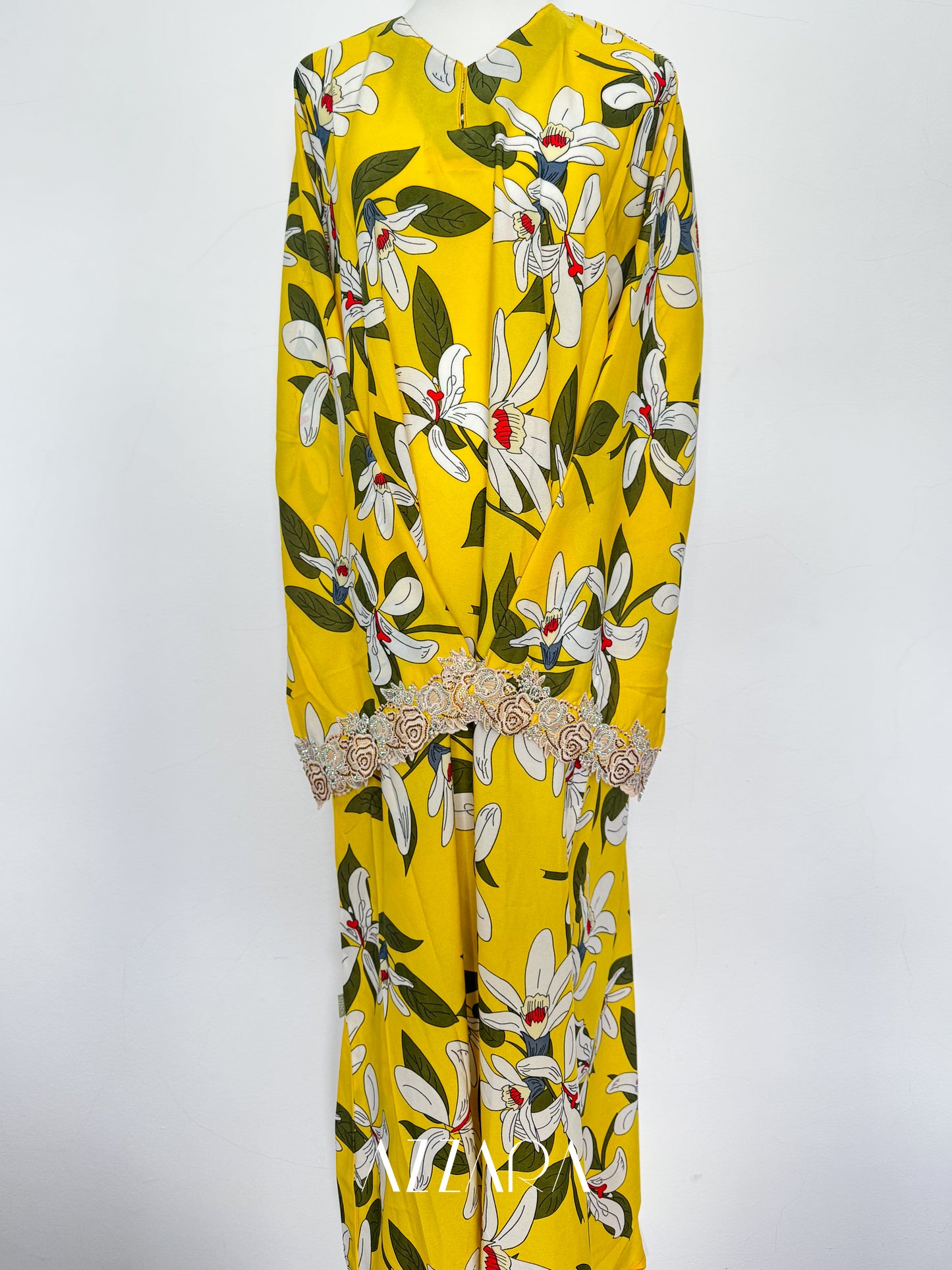 Raya Ready (B027) - Yellow Kurung Abaya L/XL
