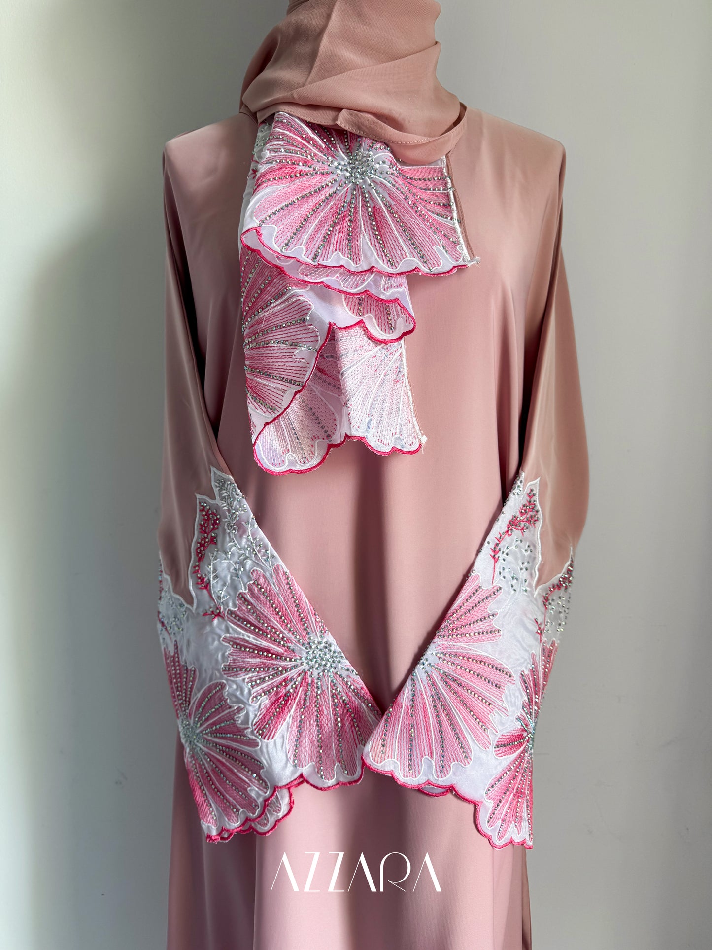 Laces Galore (C002) - Pink Floral Exclusive Laces
