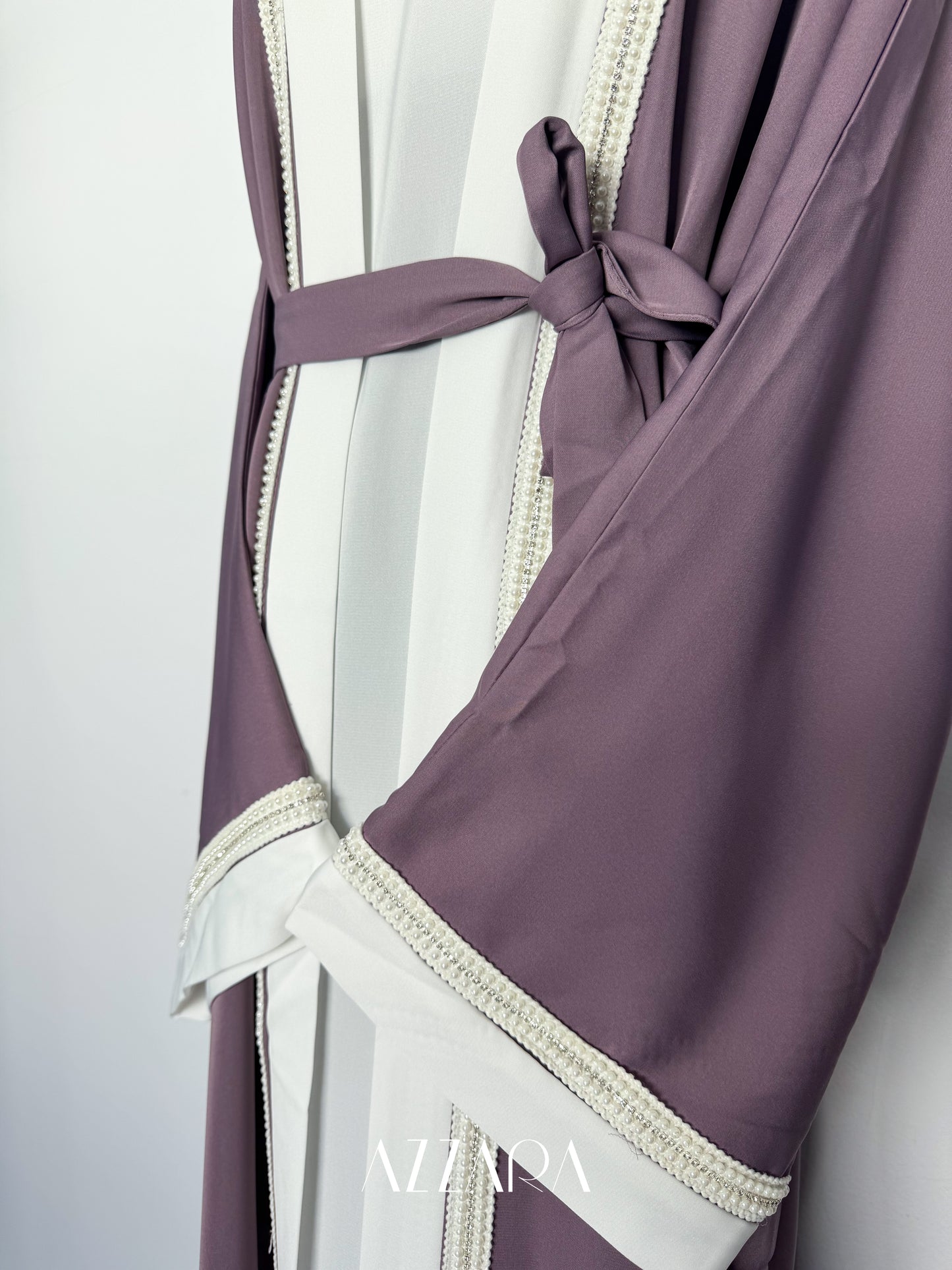 Ajman Abaya (A065) - Double Abaya Purple