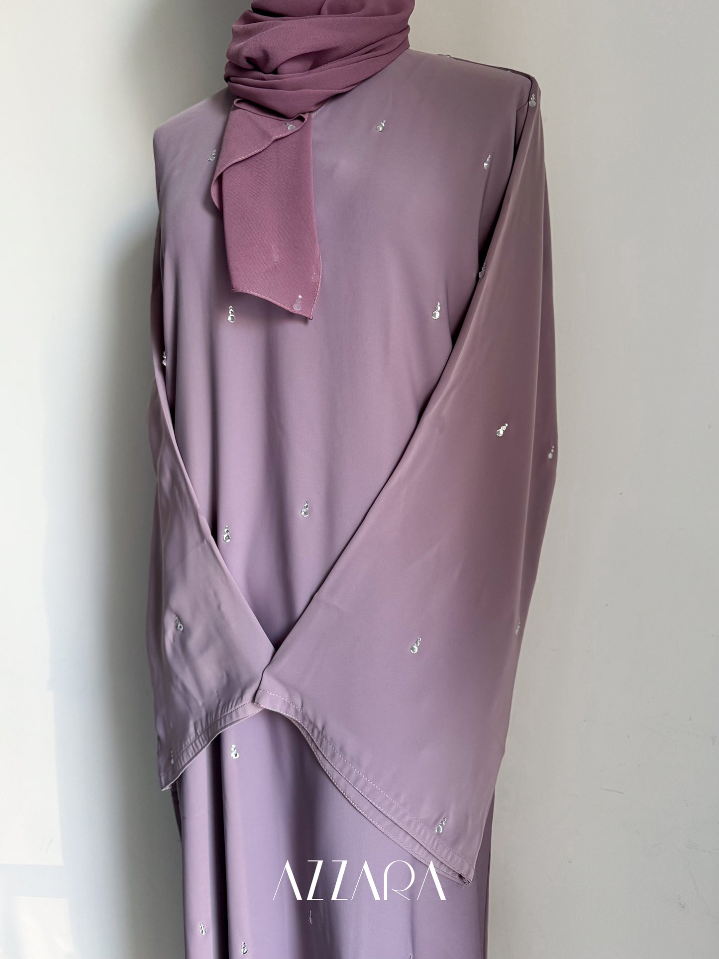 Ajman Abaya (A051) - Teardrop Purple