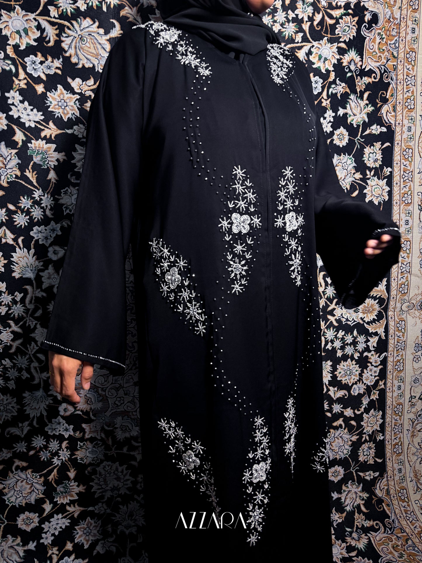(N036) Zahraat Exclusive in Black Kayangan