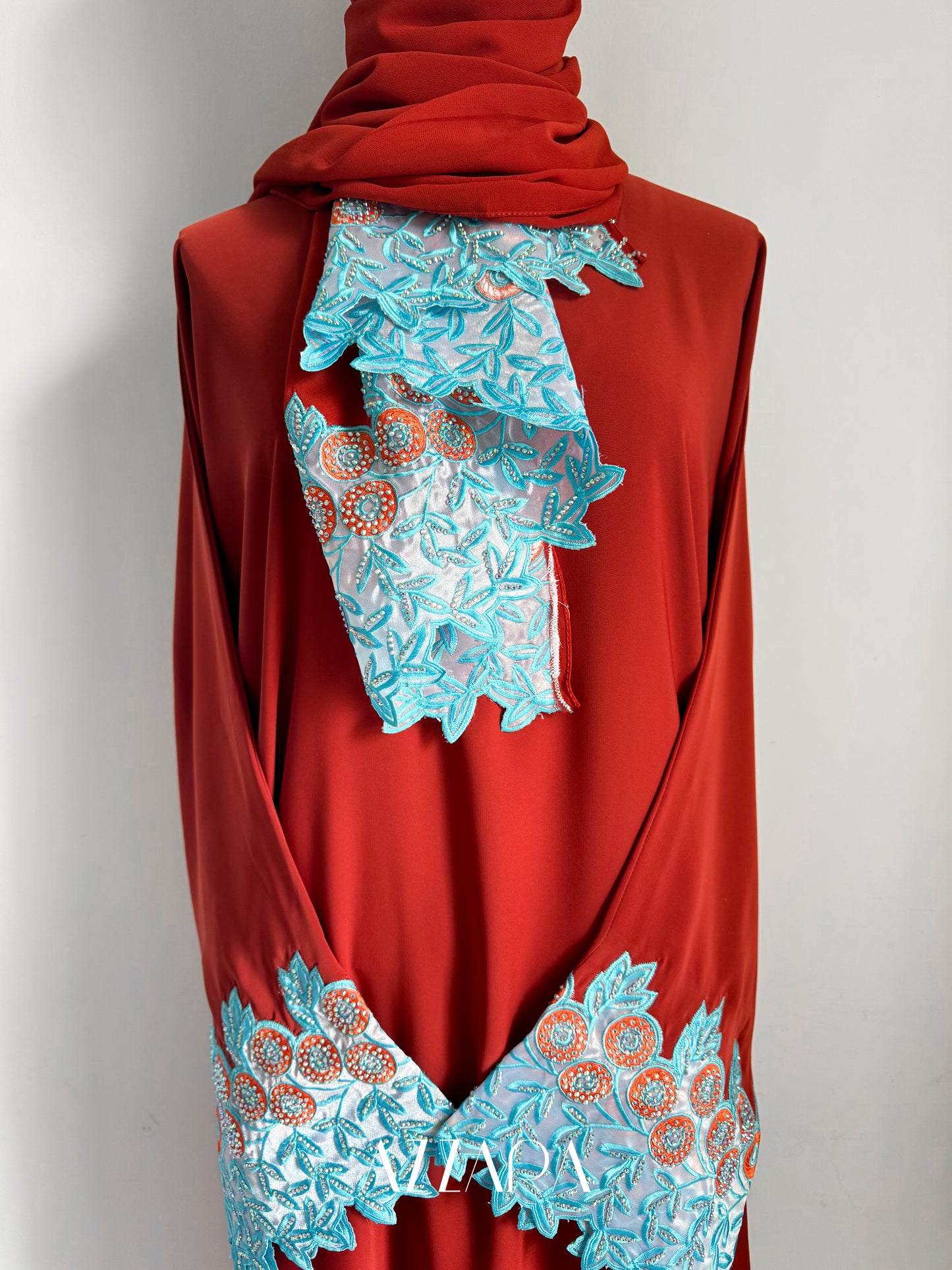 Laces Galore (C004) - Bright Orange-Red Exclusive Laces
