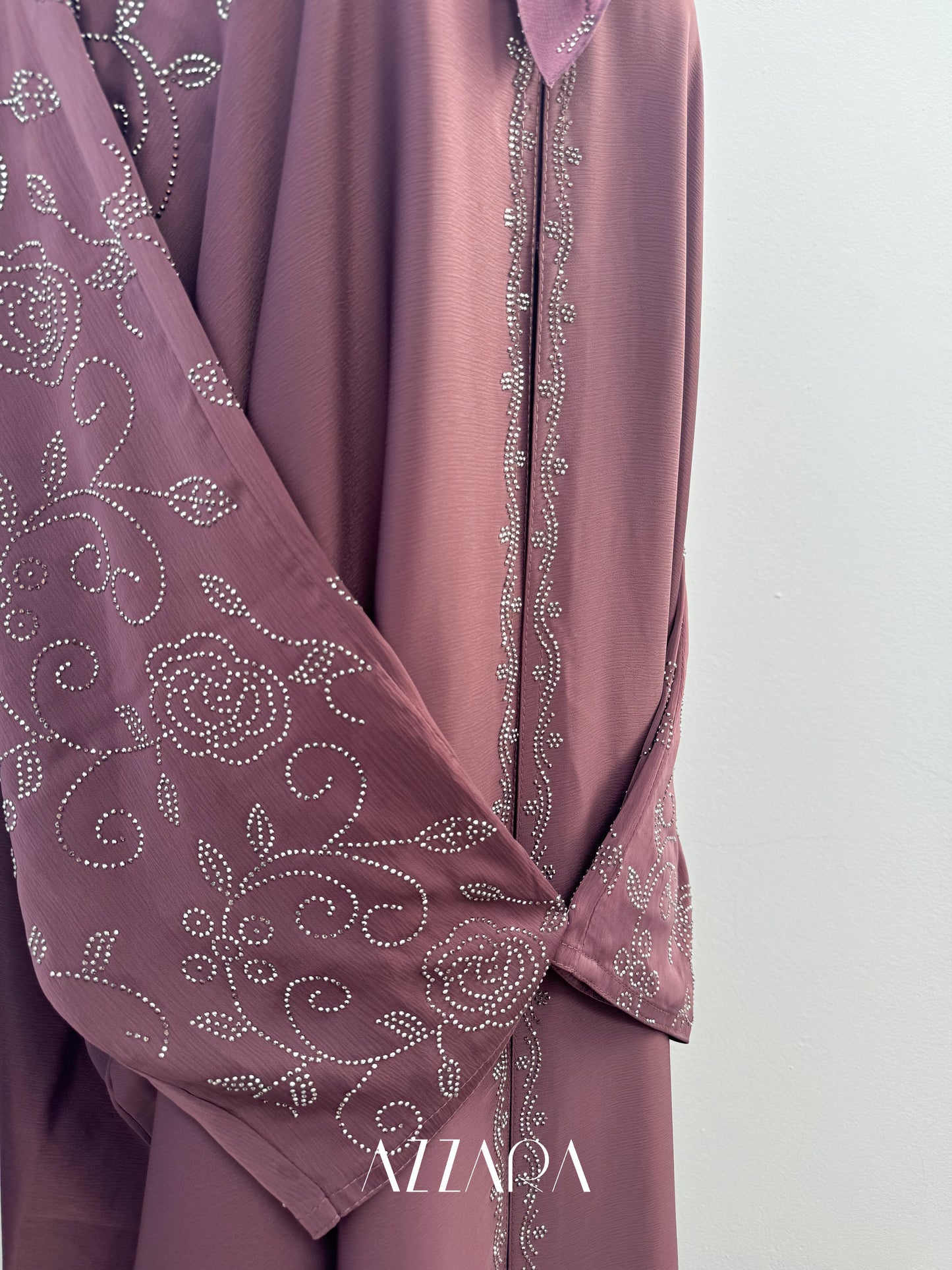 (G007) Syawal Crystals - Purple Roses