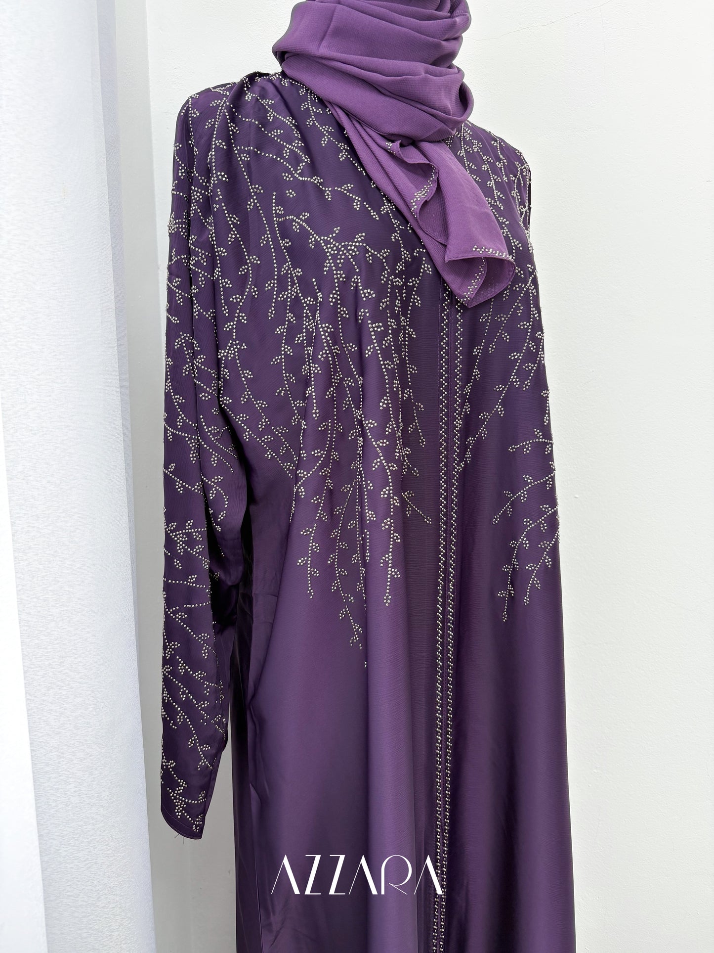(G030) Crystal Veil in Eggplant Purple