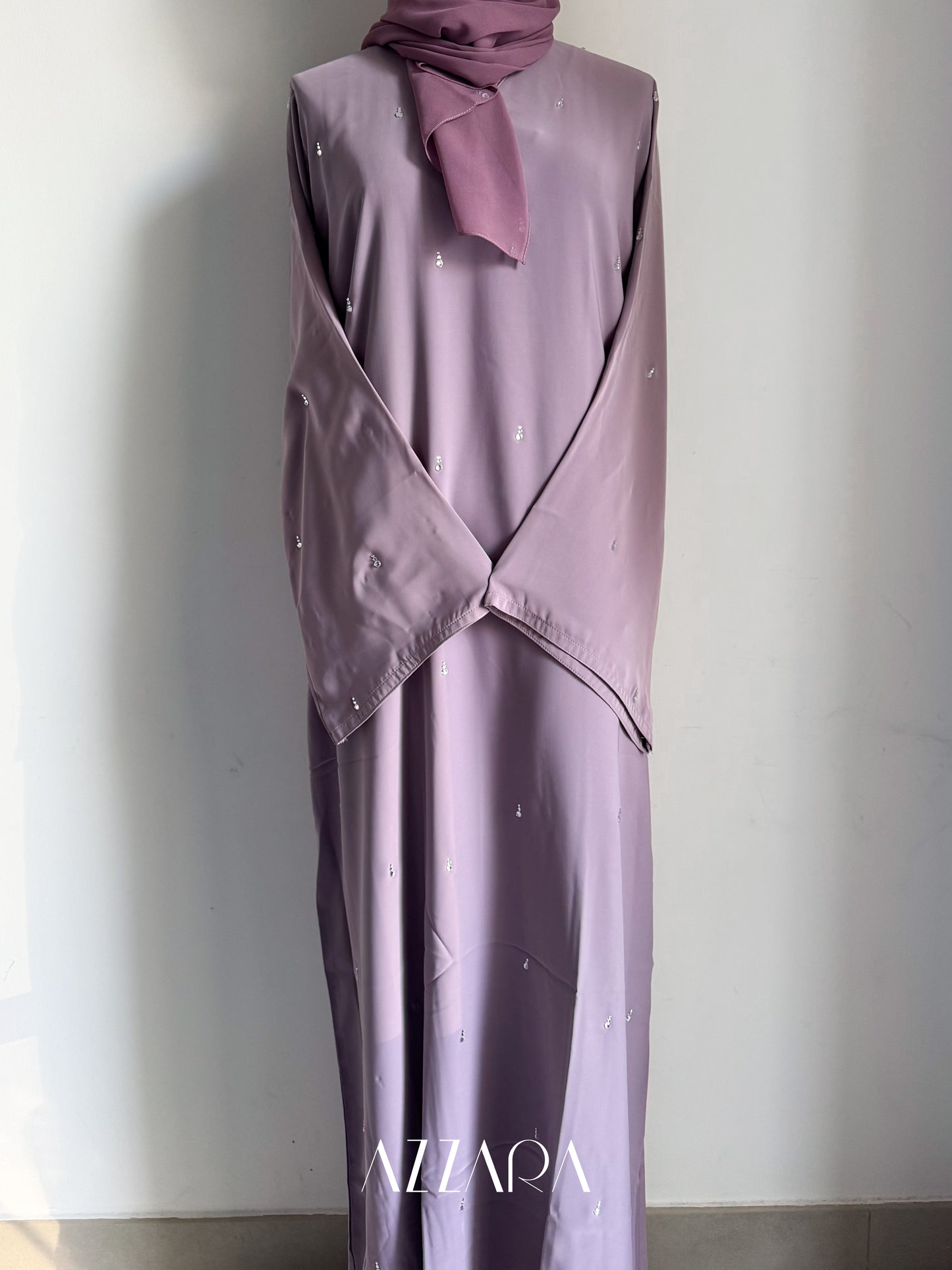 Ajman Abaya (A051) - Teardrop Purple