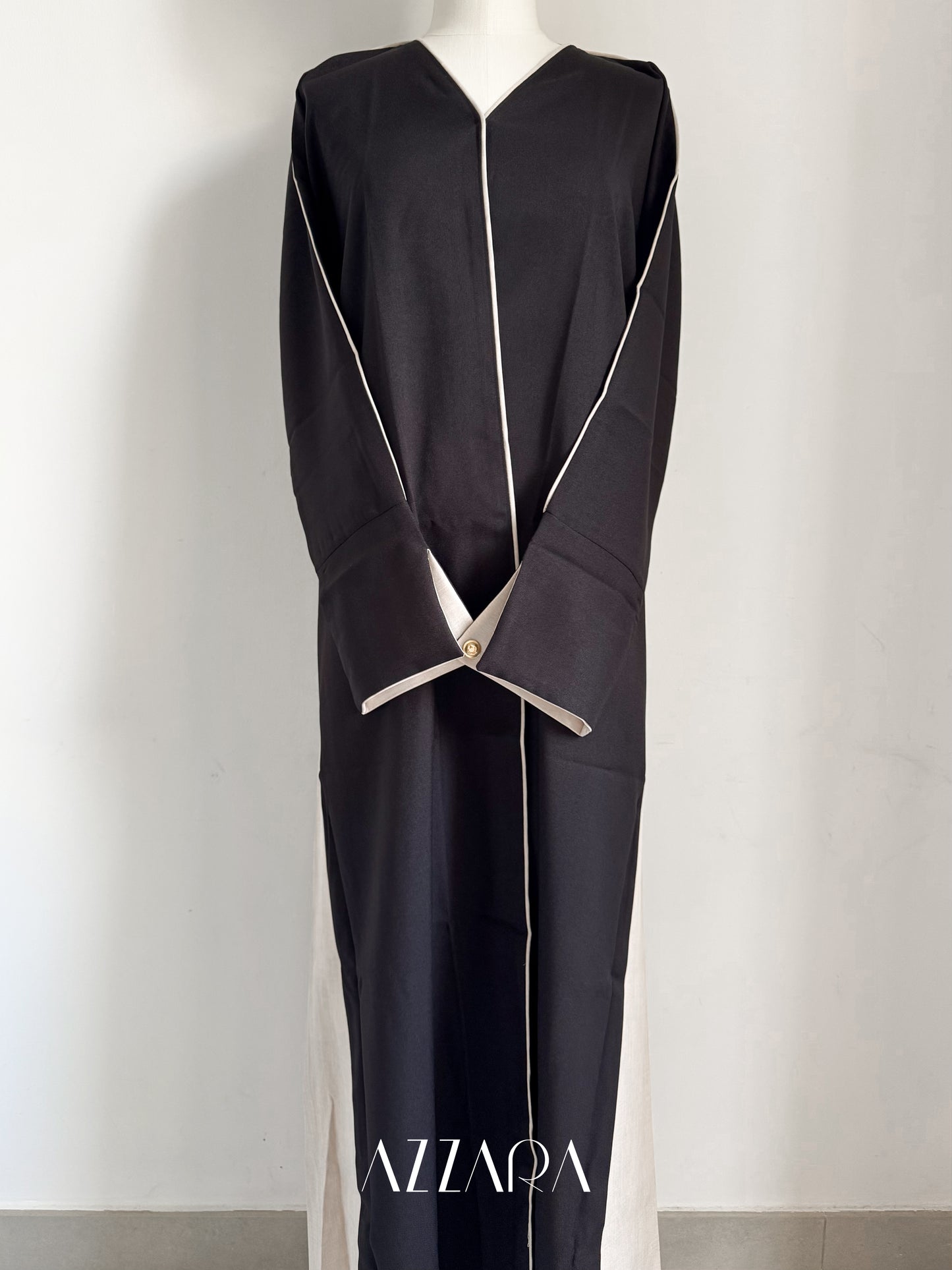 Ajman Abaya (A044) - Two Tone Linen
