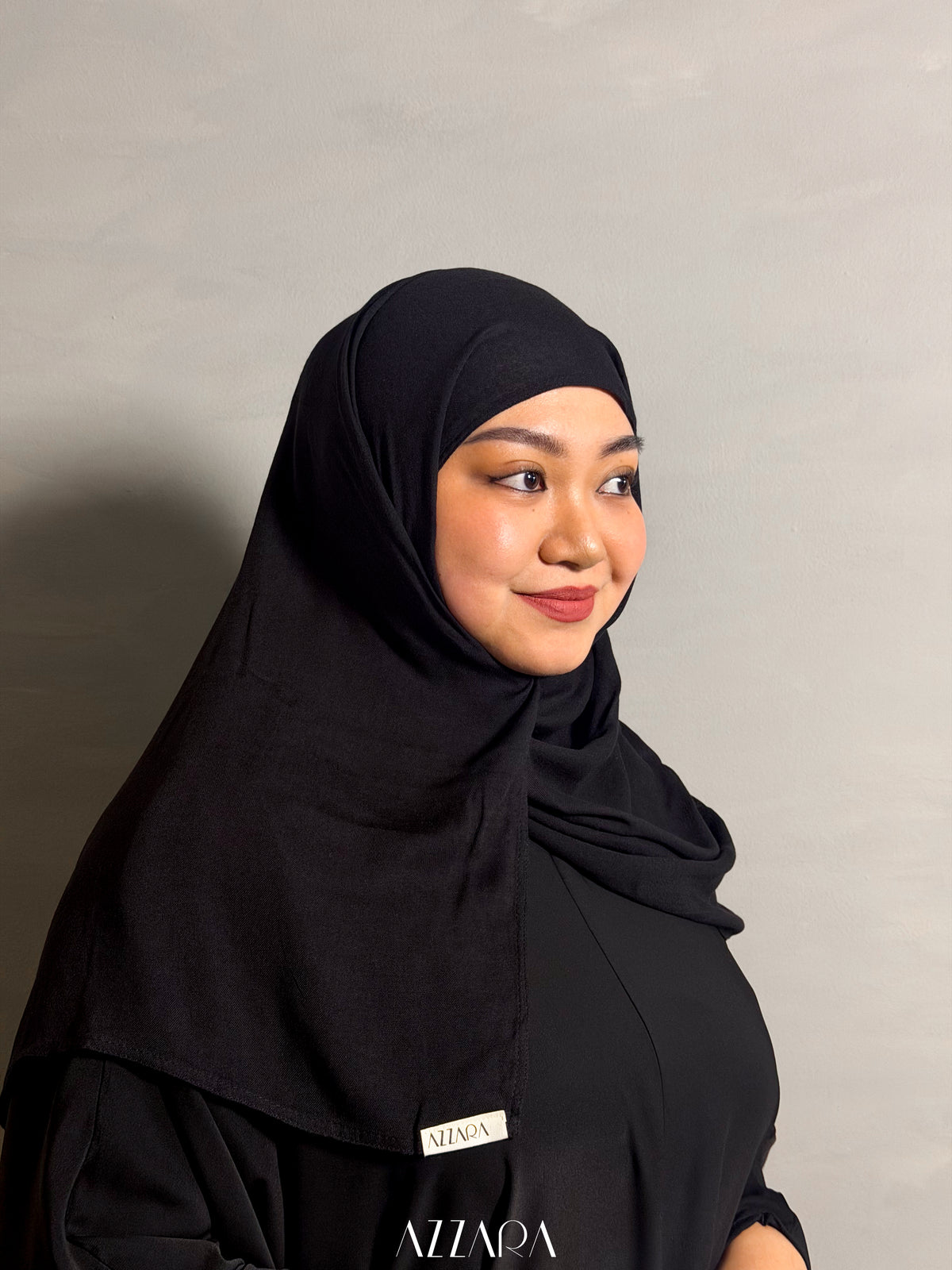 (S008) Azzara Modal Shawl - Black