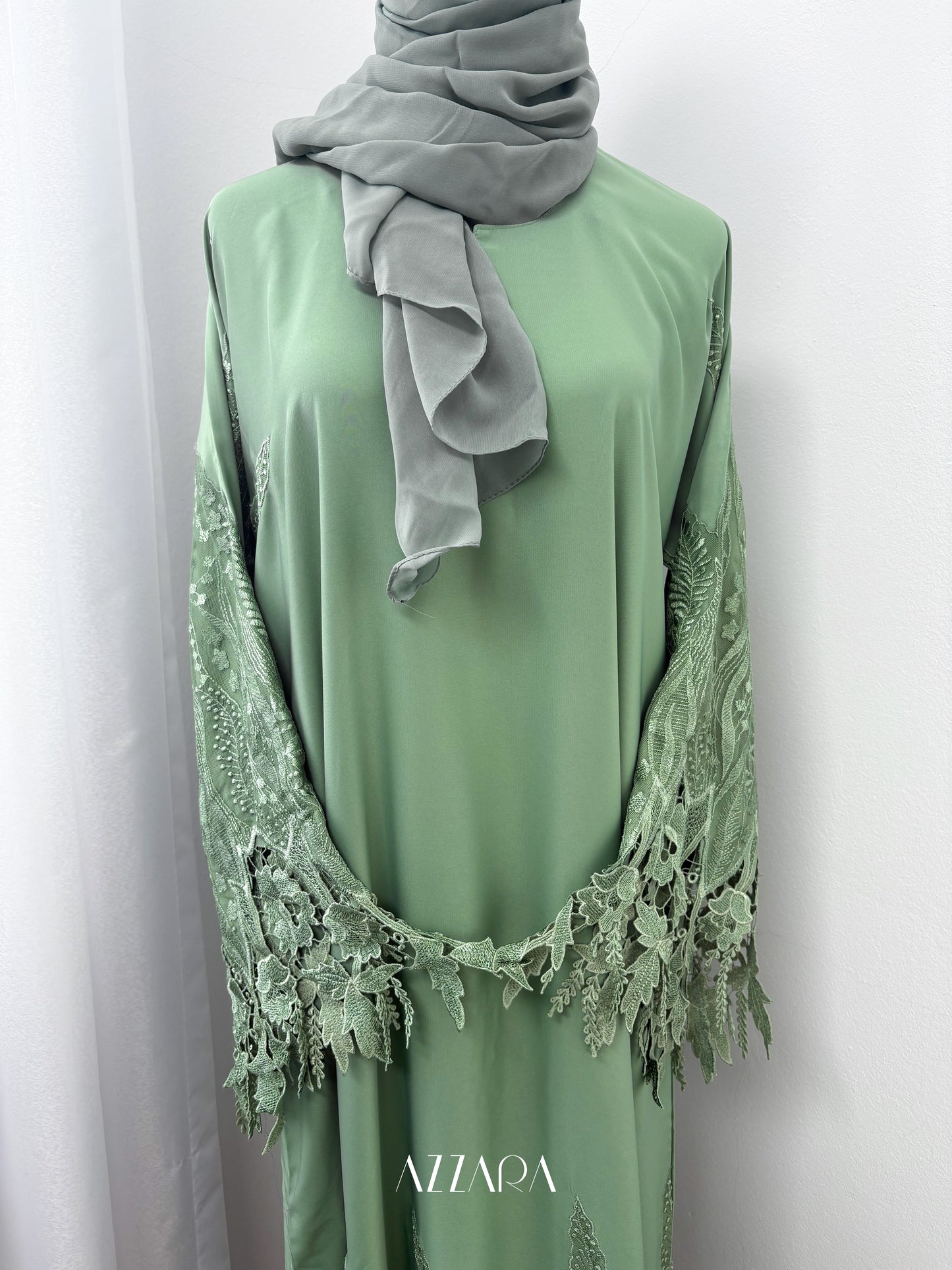 Zahra (F021) - Green Luxury Lace
