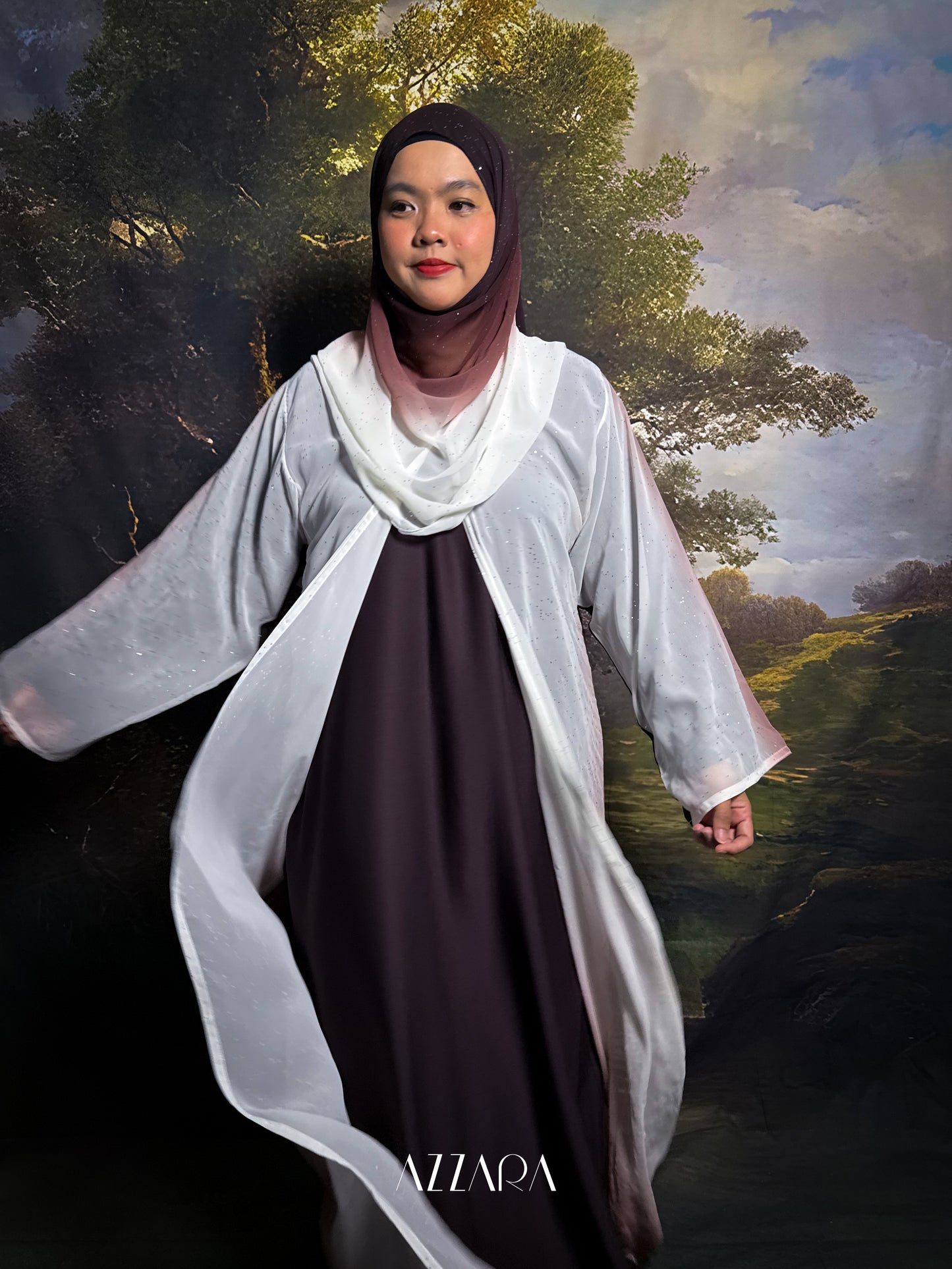 (N025) Layali Summer - Desert Haze (Mocha+White Gradient)