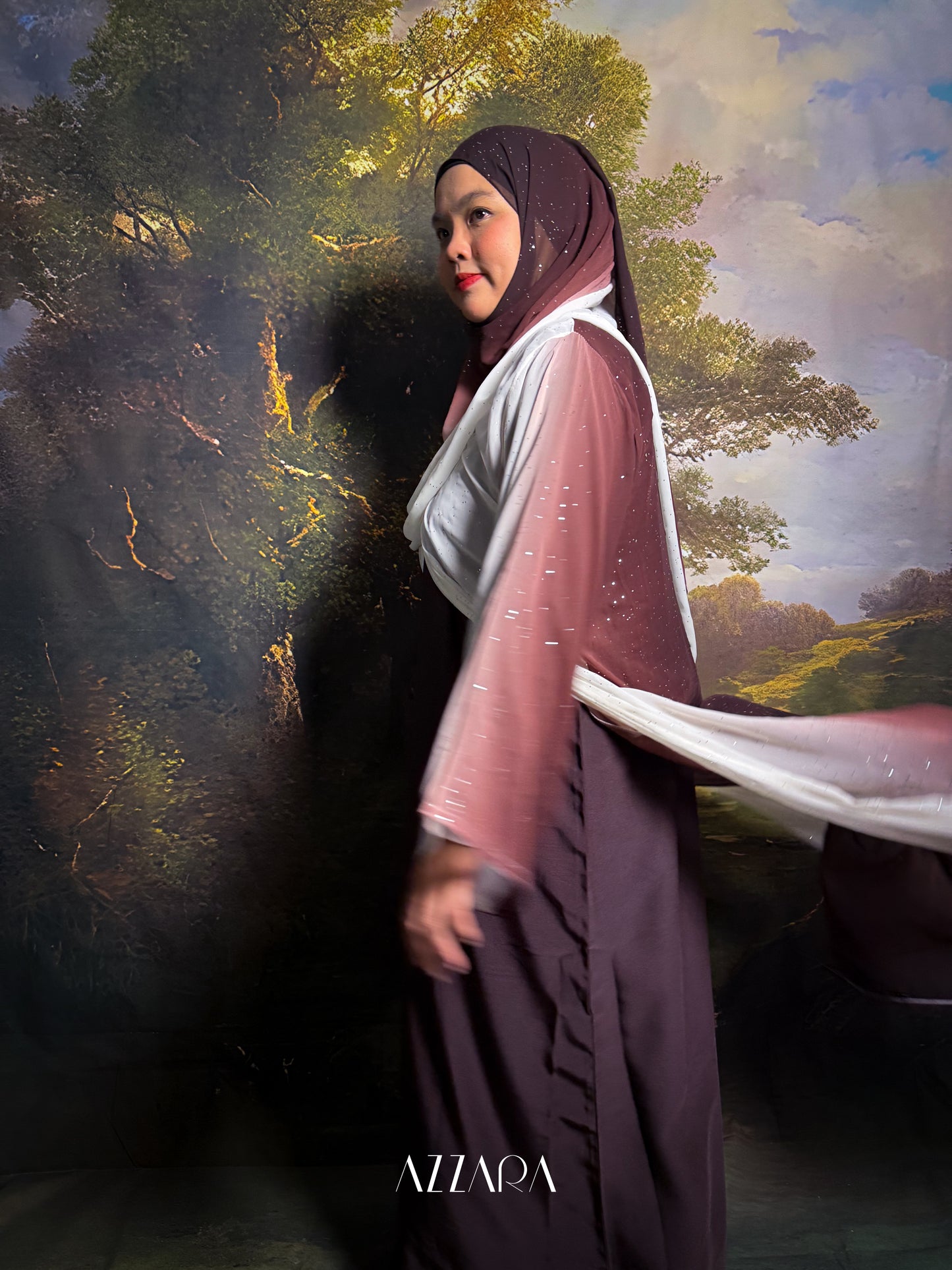 (N025) Layali Summer - Desert Haze (Mocha+White Gradient)