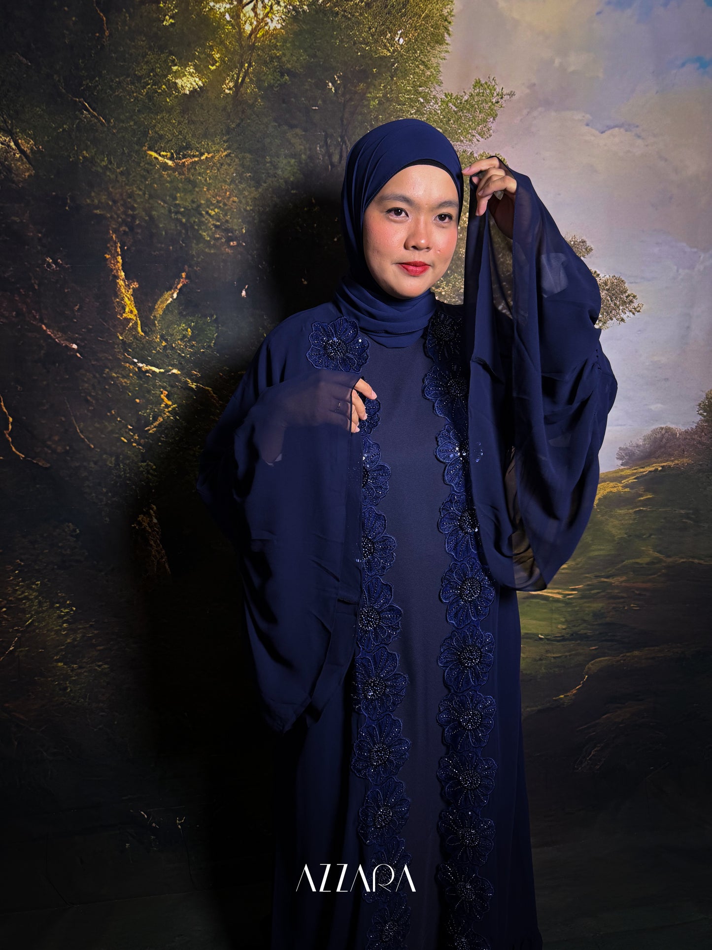 (N033) Calestara Summer - Dark Sapphire Blue