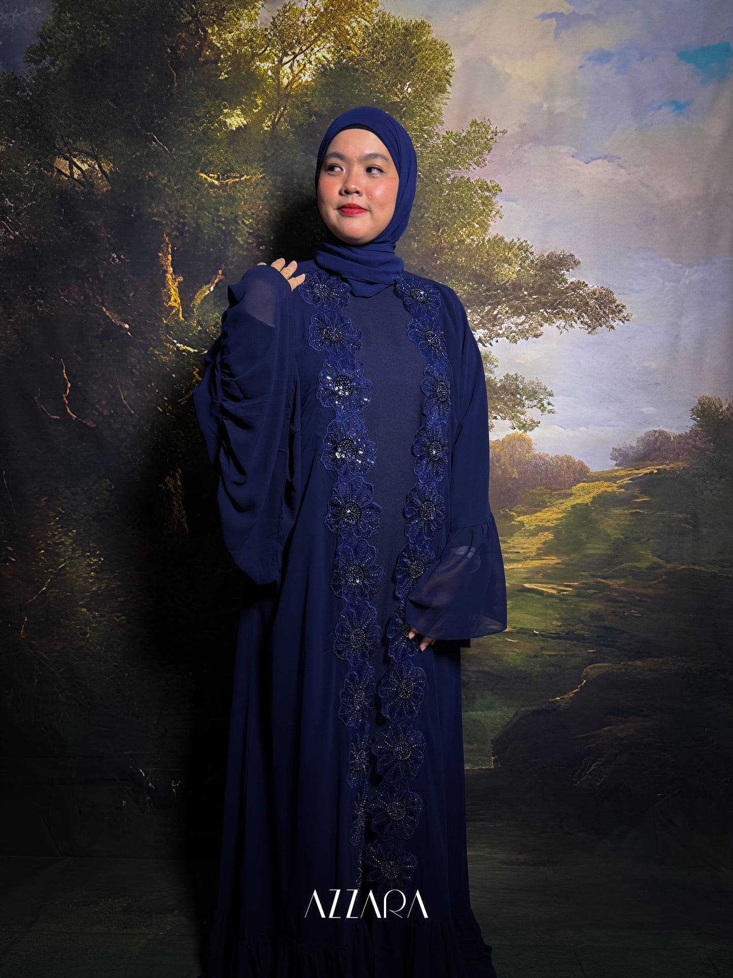 (N033) Calestara Summer - Dark Sapphire Blue