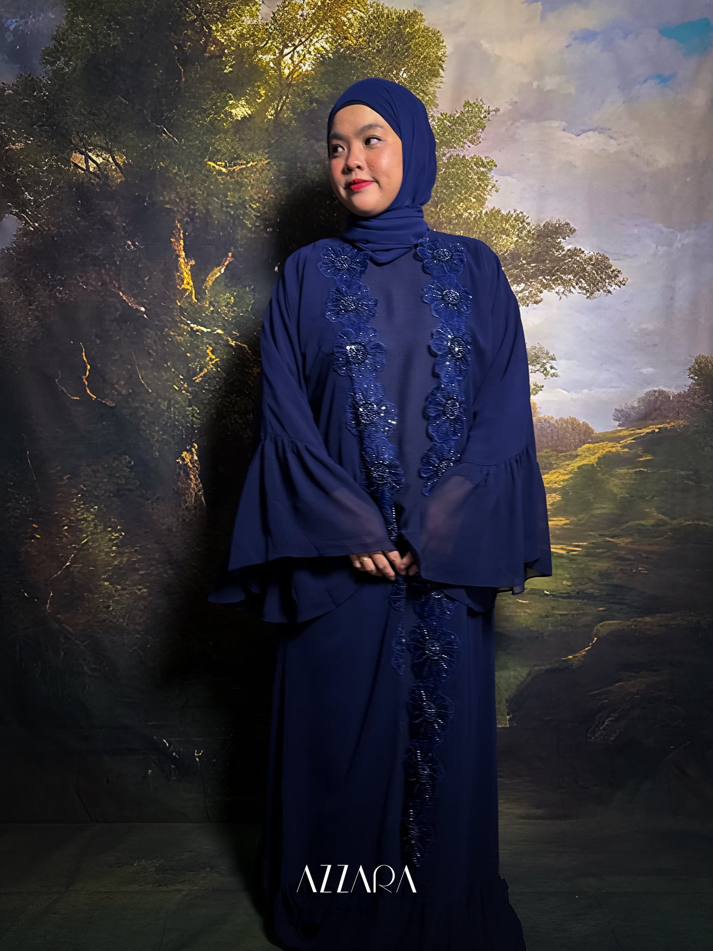 (N033) Calestara Summer - Dark Sapphire Blue