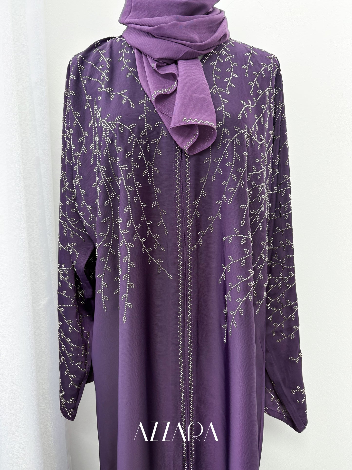 (G030) Crystal Veil in Eggplant Purple