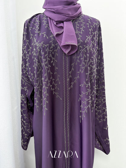 (G030) Crystal Veil in Eggplant Purple