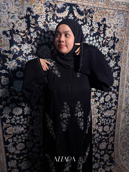 (N017) Zahraat Exclusive in Black Kayangan
