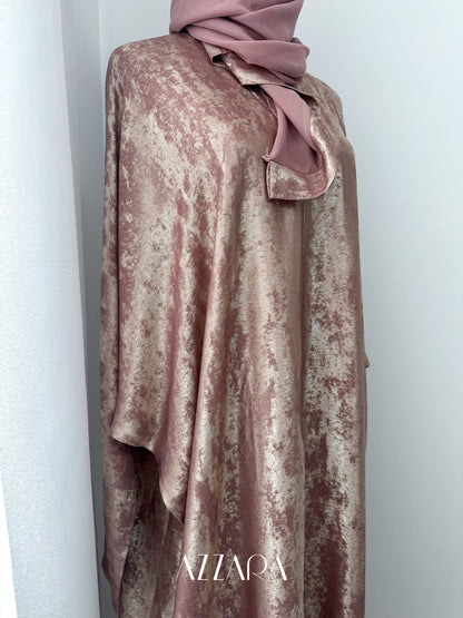 Sahara Abaya (D055)- Rose Gold Batwing