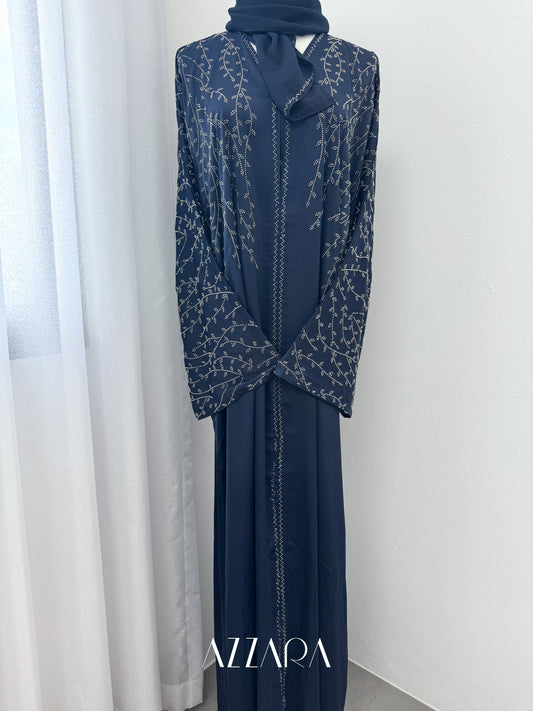 (G034) Crystal Veil in Midnight Blue
