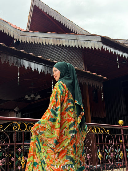 (N067) Raya Rossa - The Klasik Chiffon in Citrus