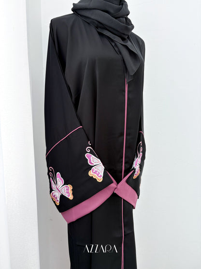 (D070) Sahara Abaya - Butterfly Abaya