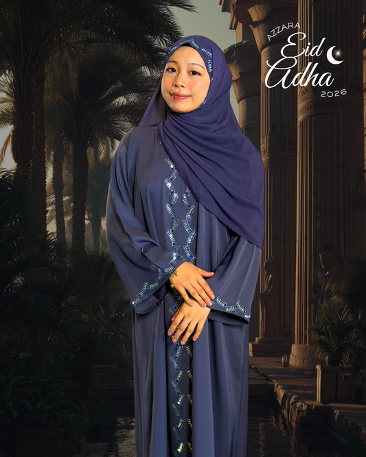 (L024) - Petra Stones in Violet Blue