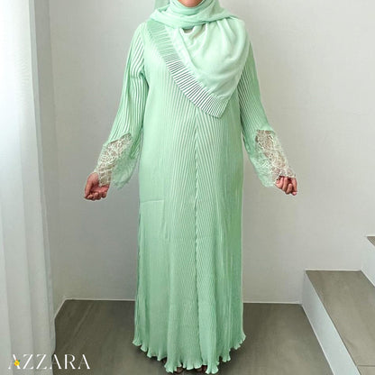 Neila - Mint Green Pleated