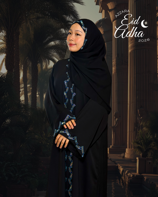(L011) - Petra Stones in Noir Black
