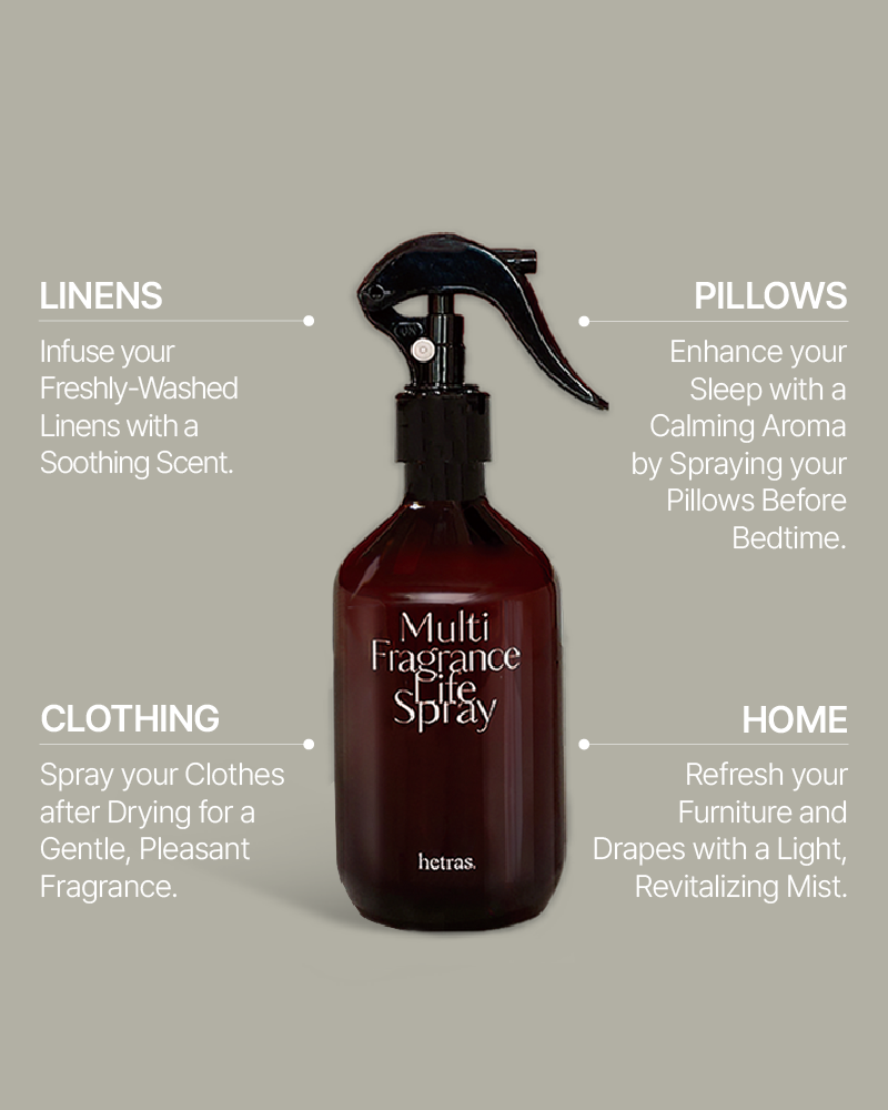 HS002 Hetras - Multi Fragrance Life Spray [2×300ml]