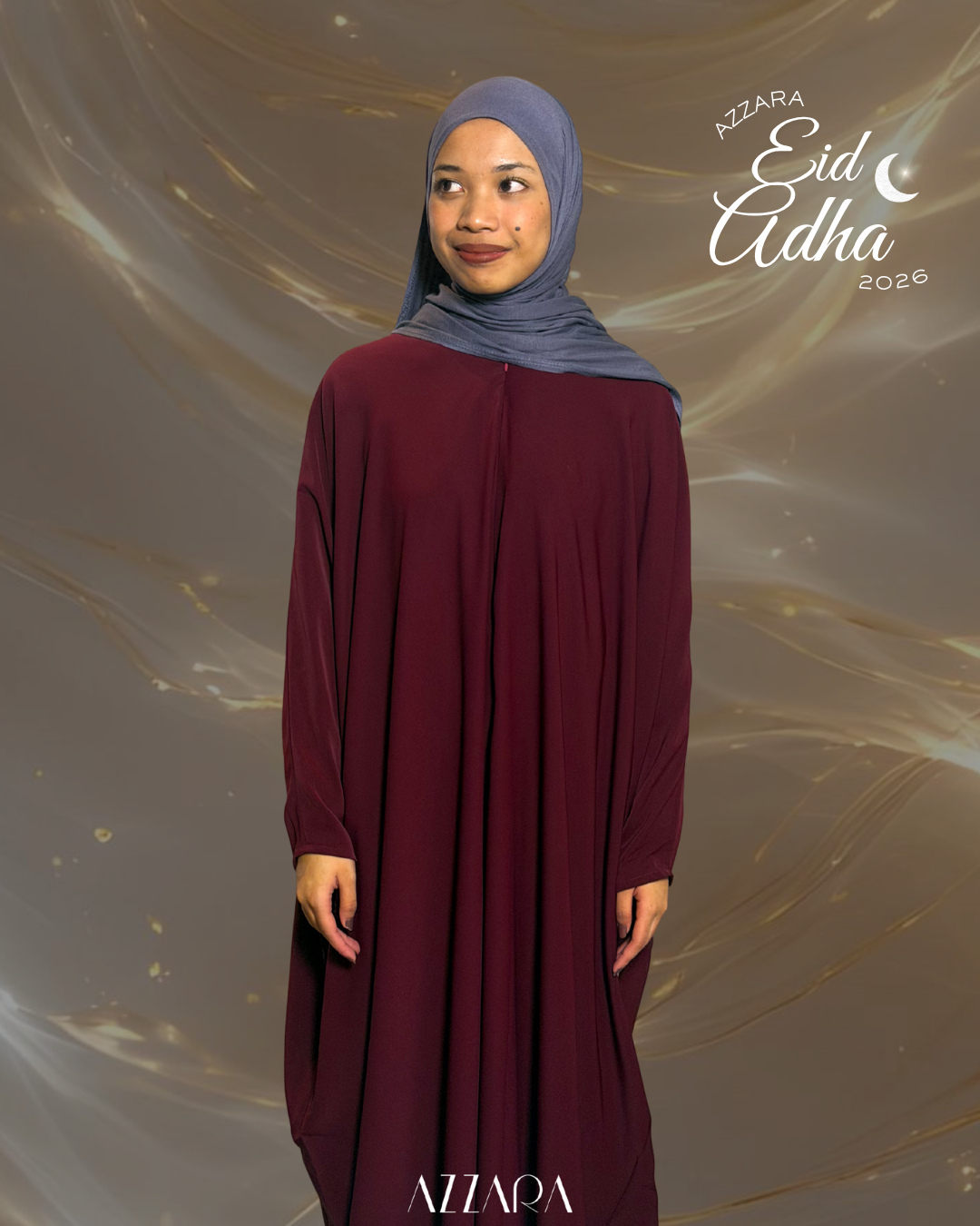 M003 - Azzara Adha Casual in Maroon