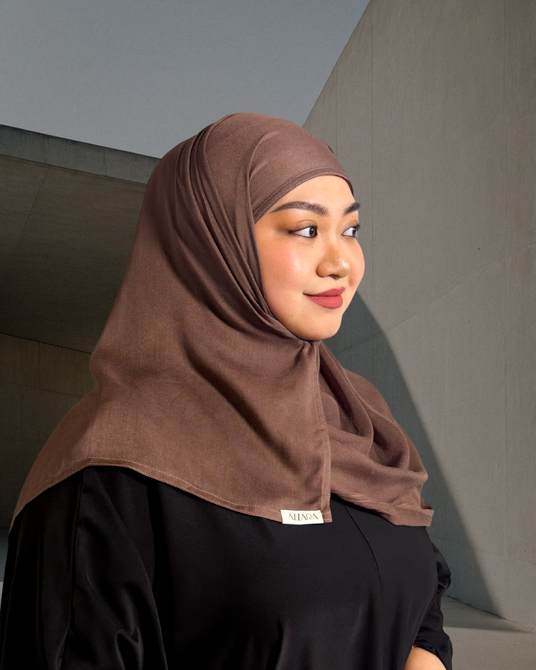 (S003) Azzara Modal Shawl - Brown