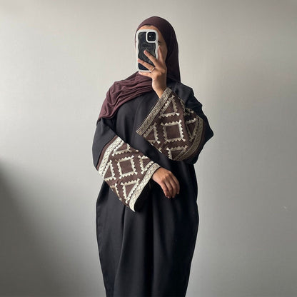 Jannah - Brown Arsy (Open Abaya)