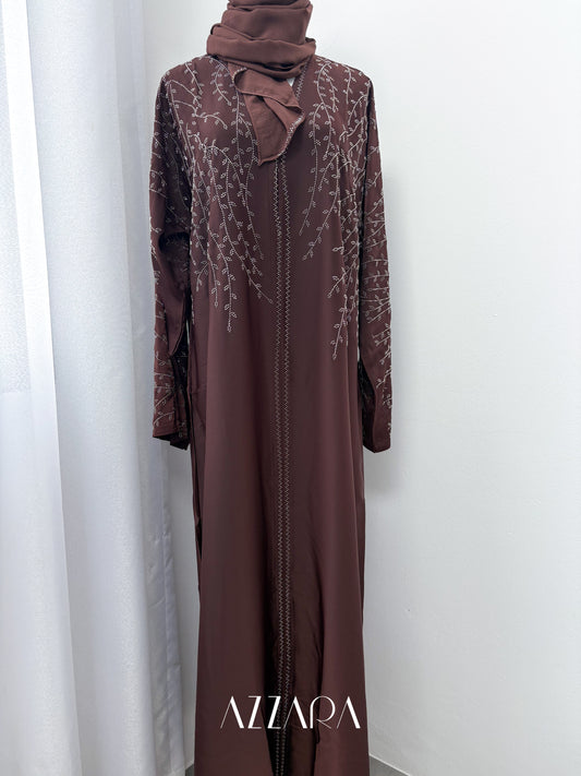 (G032) Crystal Veil in Rich Brown