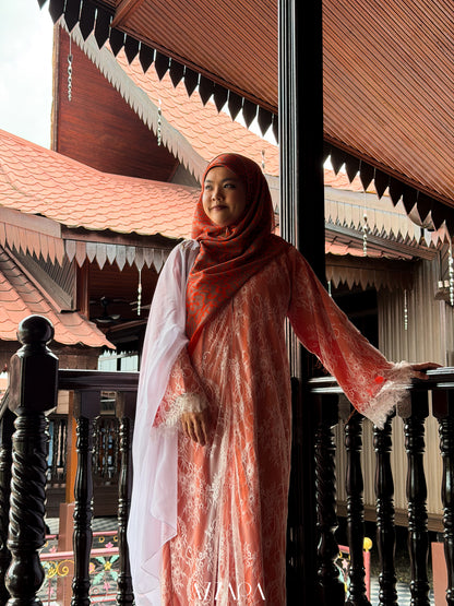 (N061) Raya Rossa - Roseburry English Lace (Orange)