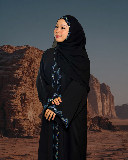 (L011) - Petra Stones in Noir Black